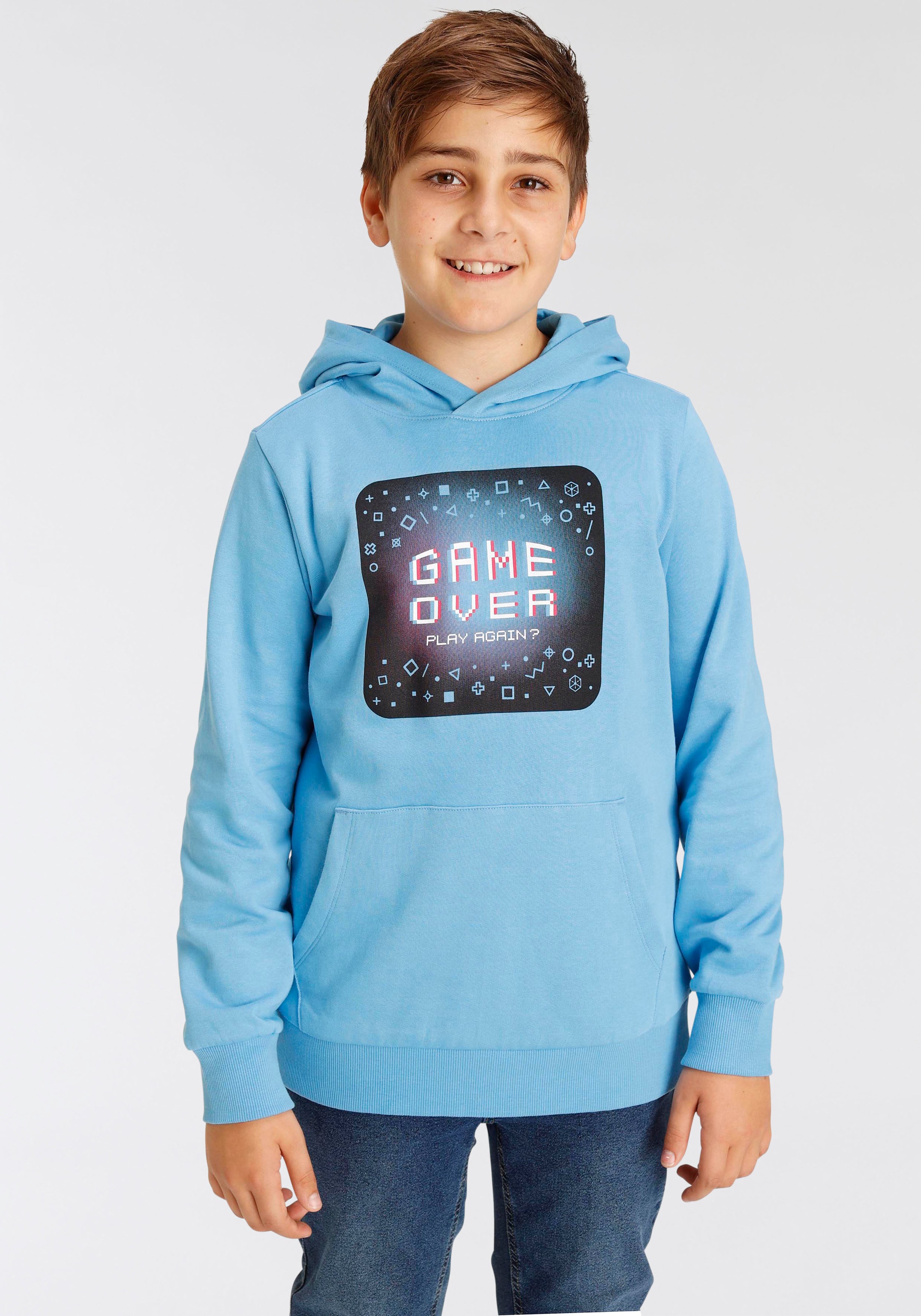 KIDSWORLD Kapuzensweatshirt »GAME OVER«, Spruch kaufen