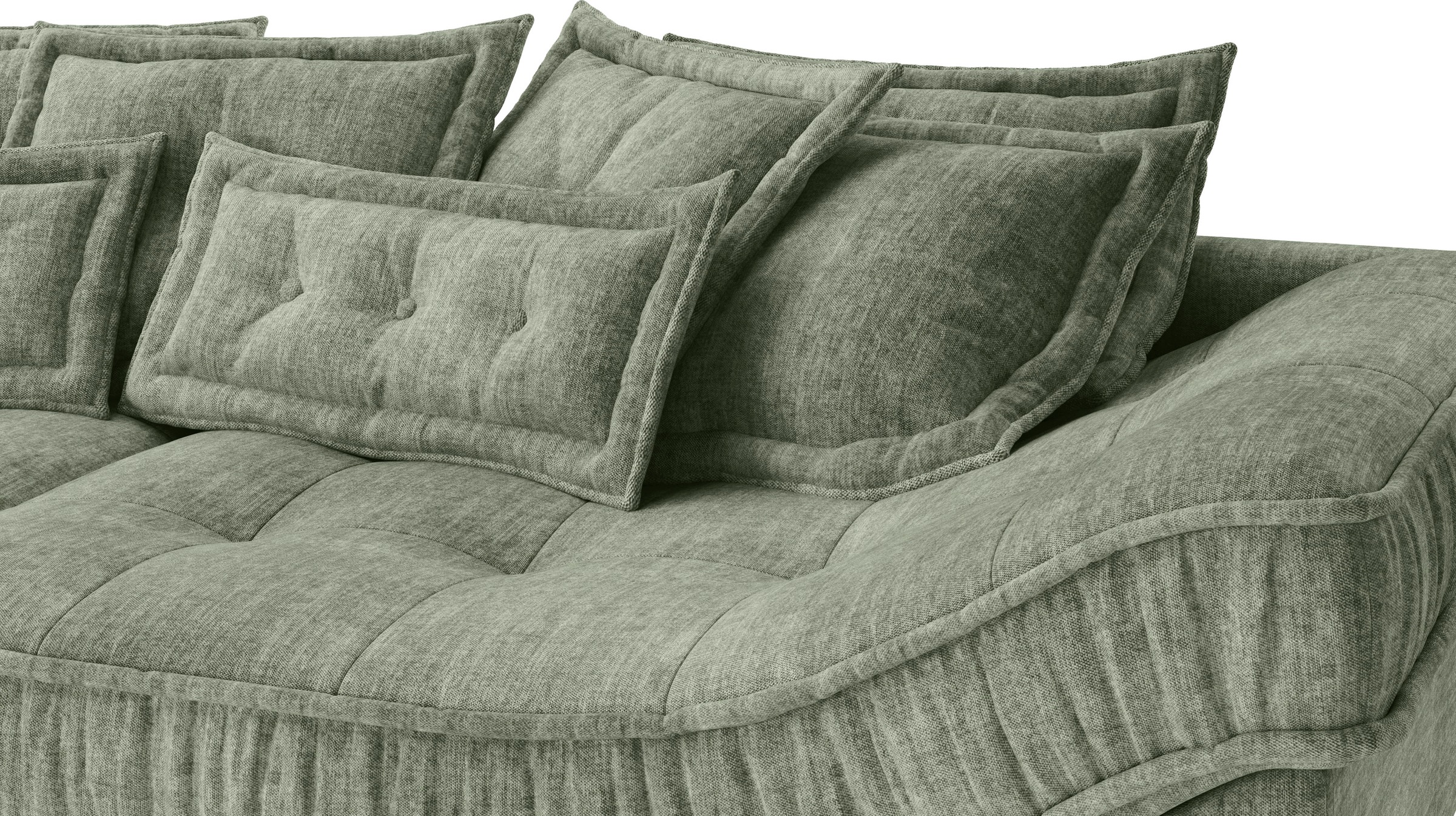 Mr. Couch Ecksofa »Diwan II, L-Form«, Wahlweise mit Kaltschaumpolsterung bis 140 kg belastbar