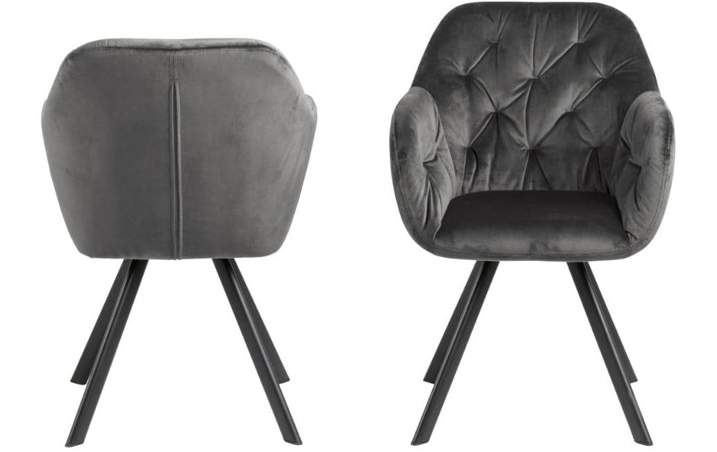 AC Design Stuhl »Lola Dunkelgrau«