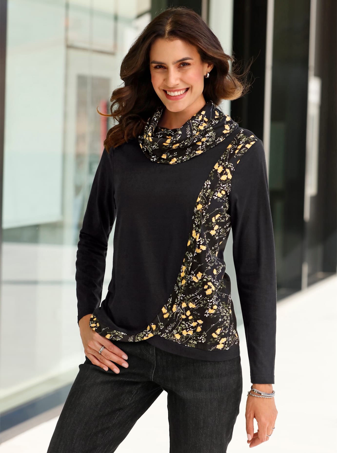 Inspirationen 2-in-1-Langarmshirt »Shirt« 1 Stk.