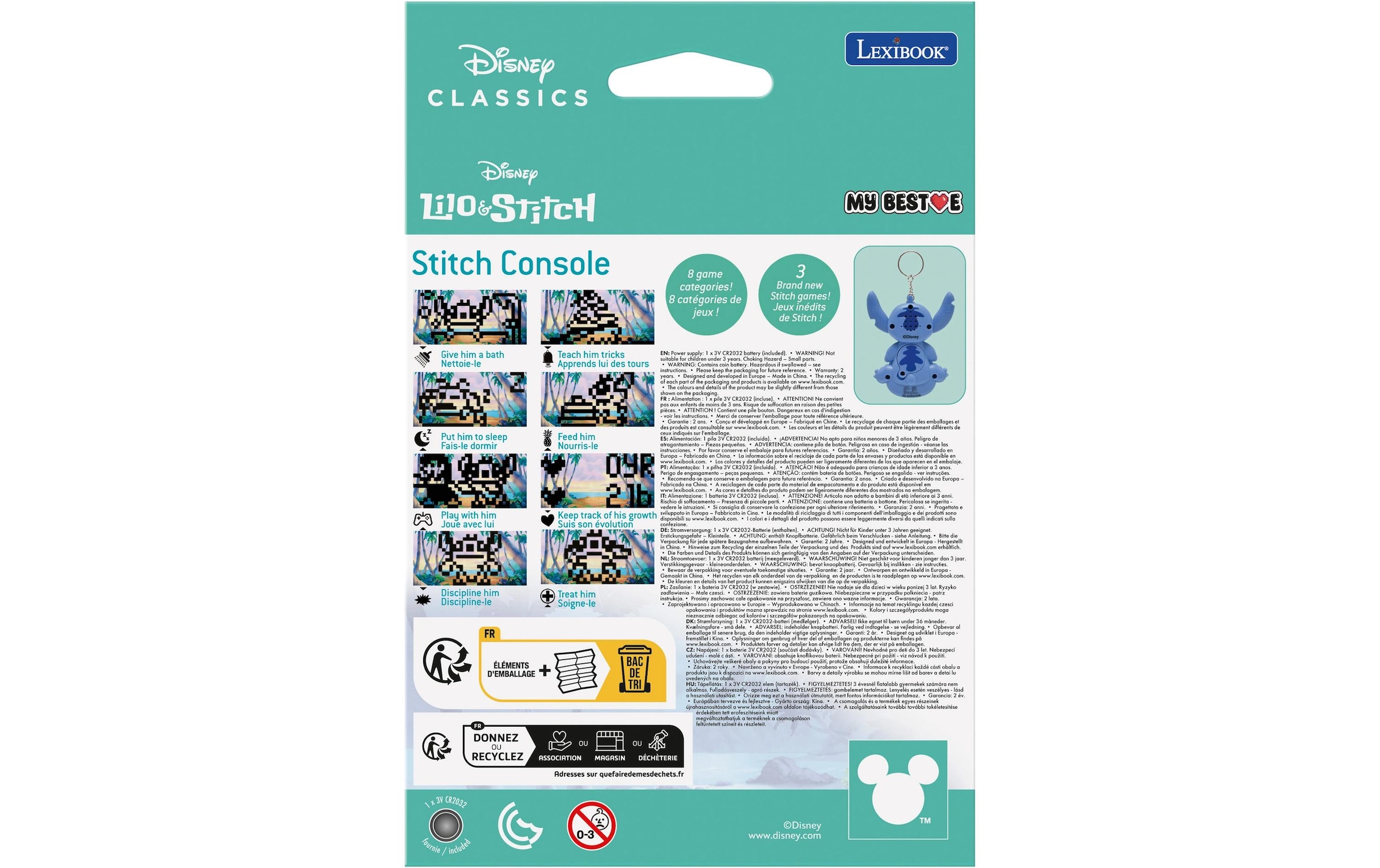 Lexibook® Spielekonsole »Disney Stitch My Best-E«