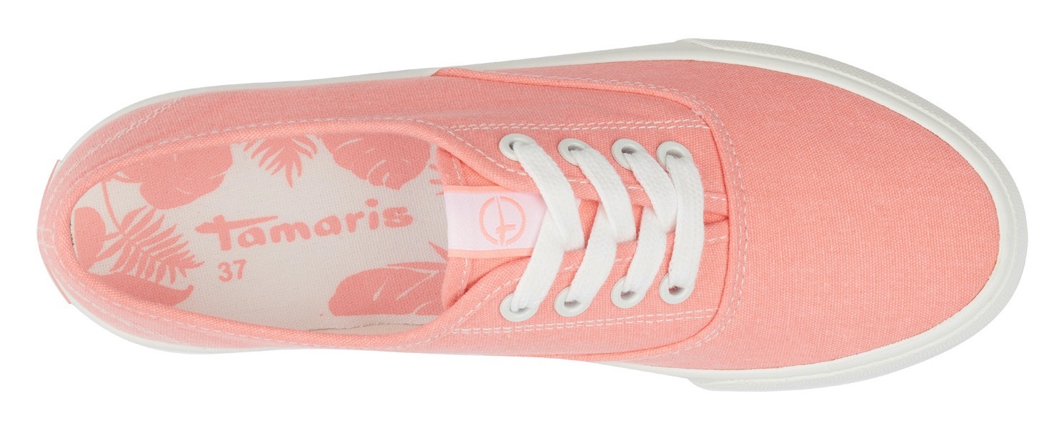 Tamaris Sneaker, in sommerlichen Farben, Freizeitschuh, Halbschuh, Schnürschuh