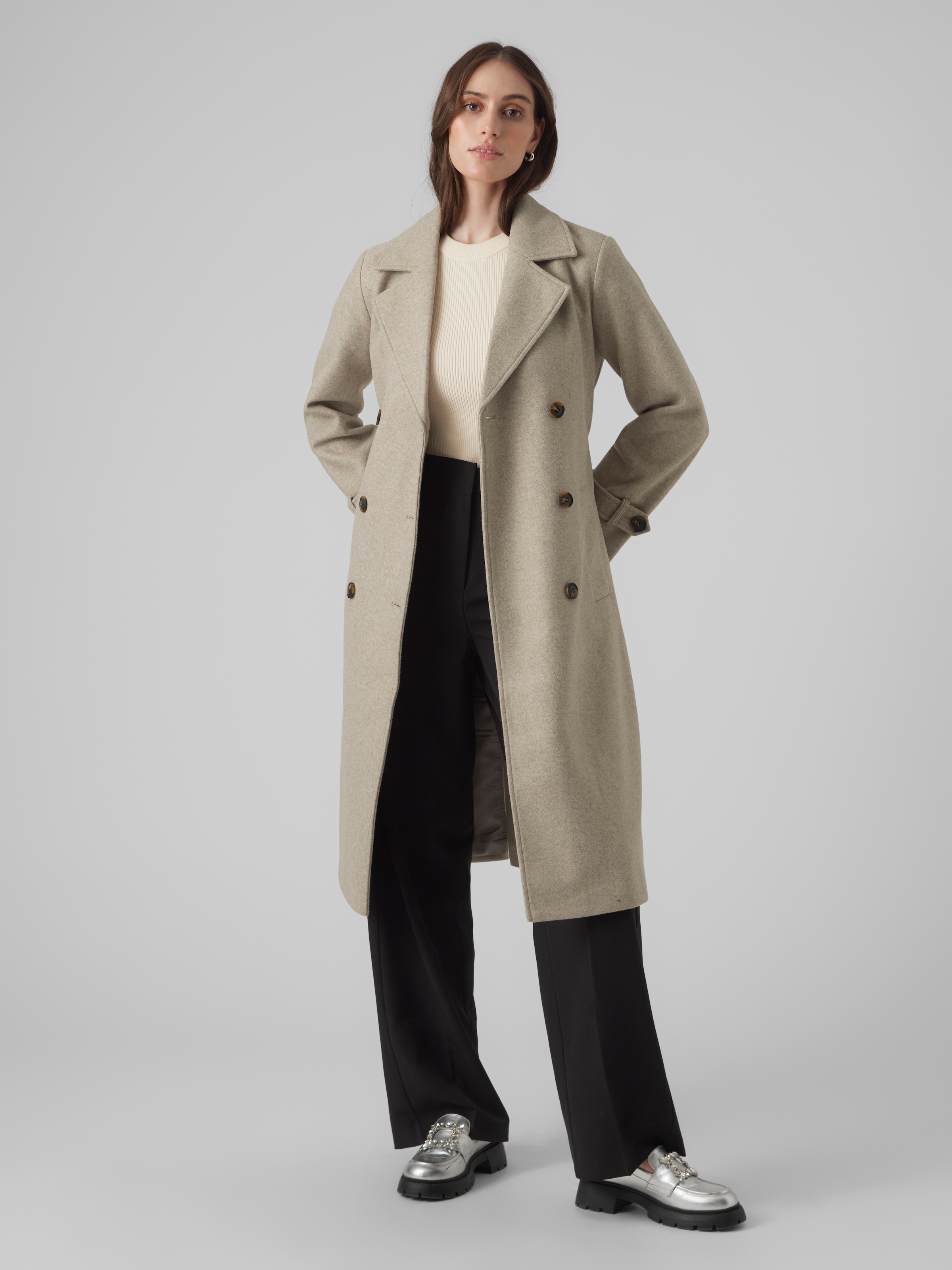 Vero Moda Trenchcoat »VMFORTUNEVEGA LONG TRENCHCOAT GA NOOS«