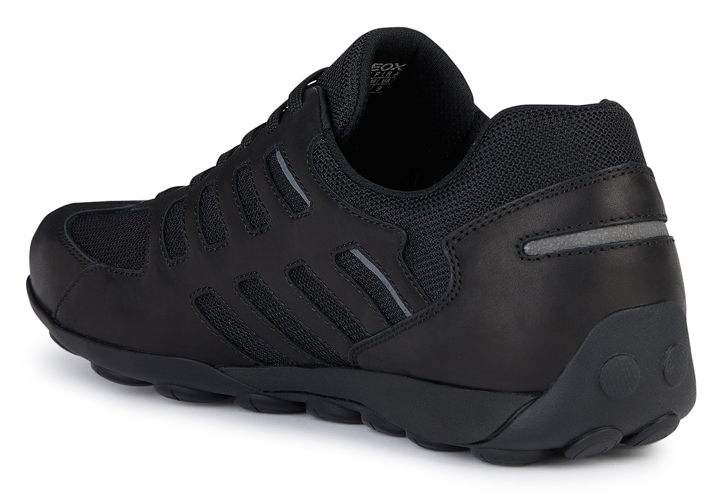 Geox Sneaker »U SNAKE 2.0 A«, mit dunkler Sohle, Freizeitschuh, Halbschuh, Schnürschuh