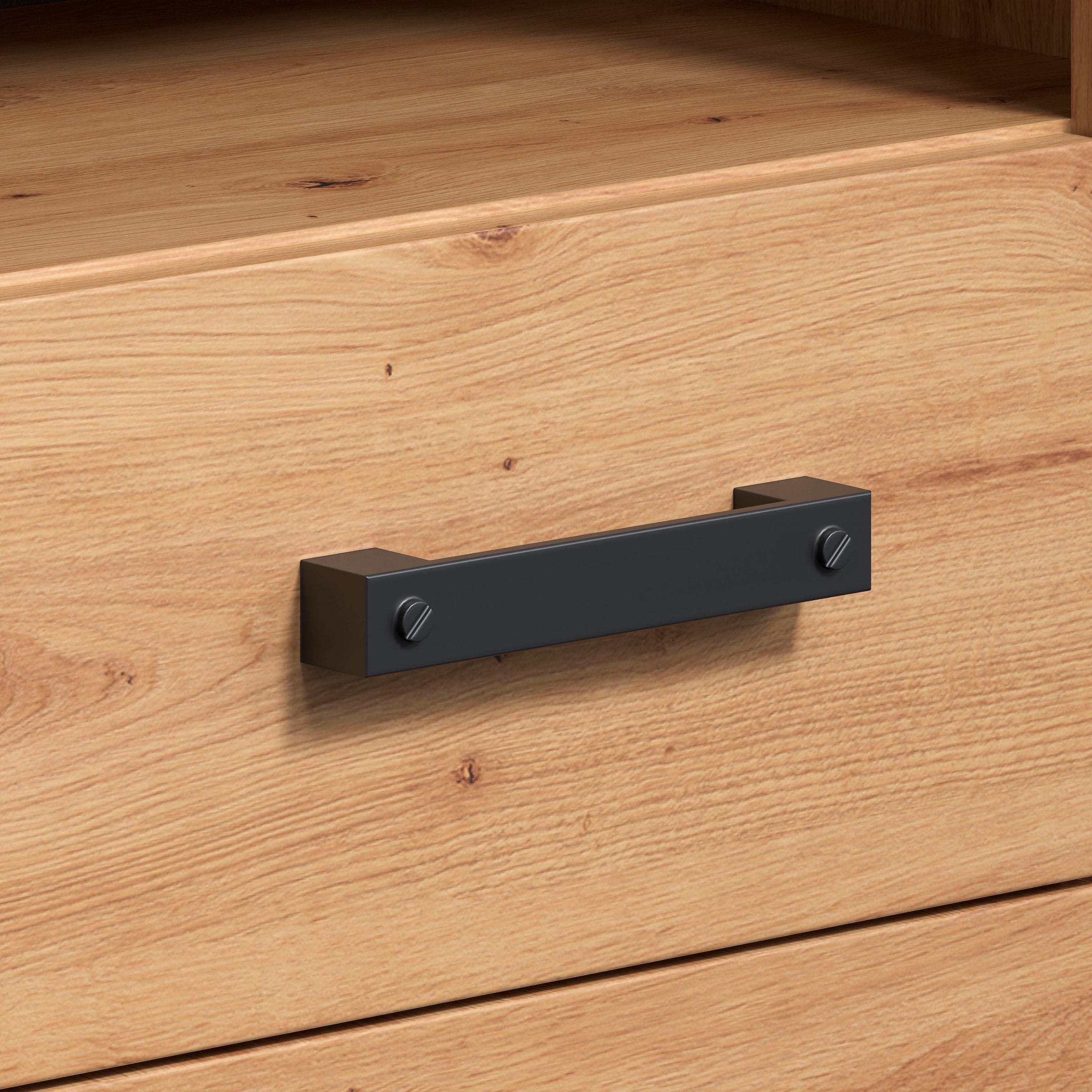 Home affaire Midischrank »Ambres«, (1 St.), Badschrank in matter Echtholzoptik - Masse (B/T/H) 53/35/118 cm