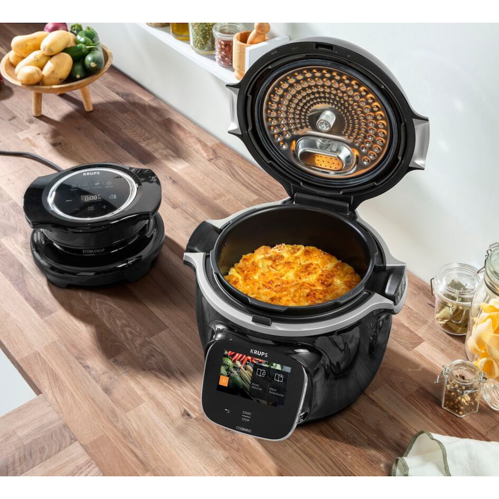 Krups Küchenmaschinen Zubehör-Set »Cook4Me Extra Crisp-Deckel AJ1508«