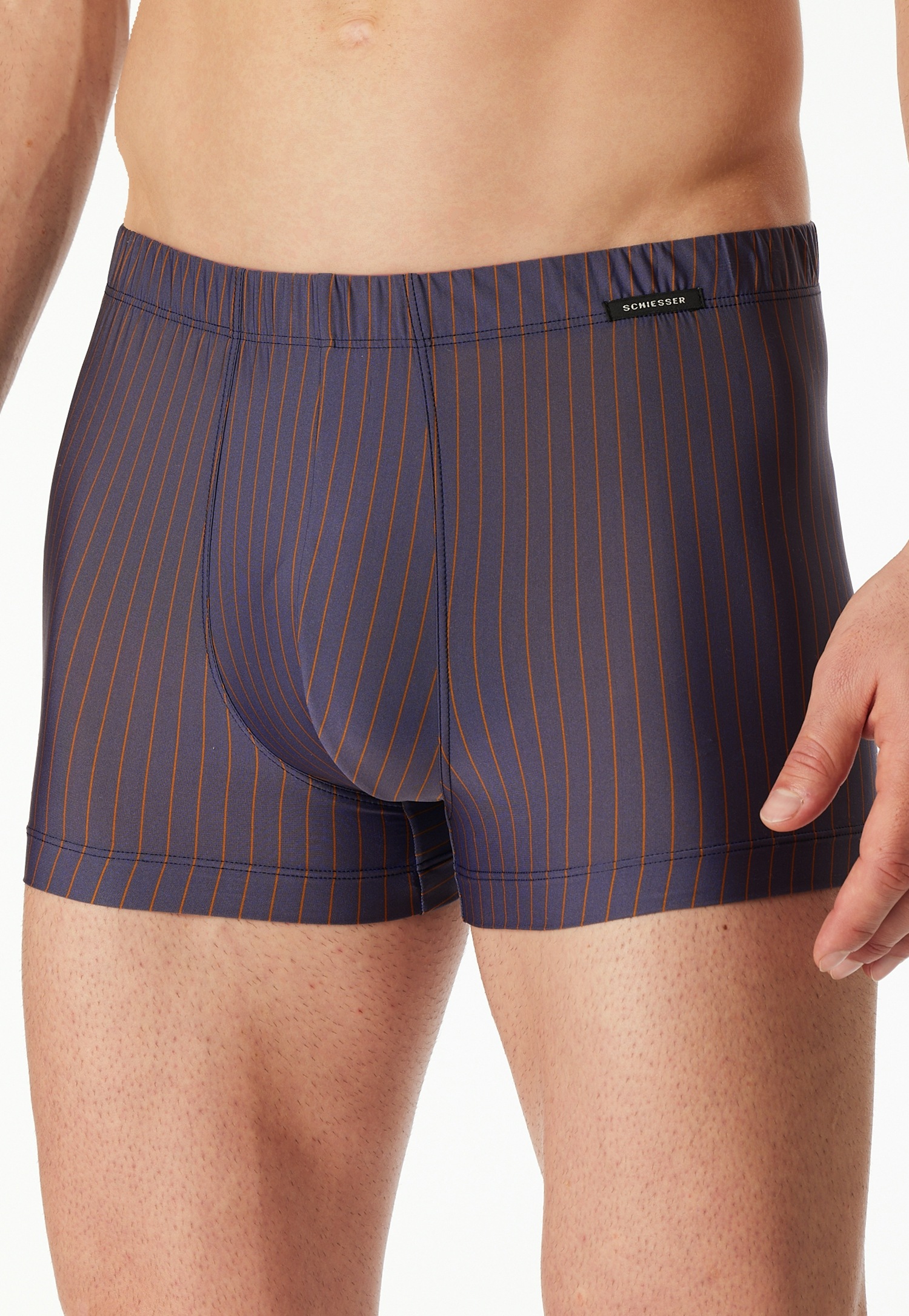 Schiesser Boxershorts »Pure Micro« ohne Eingriff, mit extra softem, überzogenem Bundgummi
