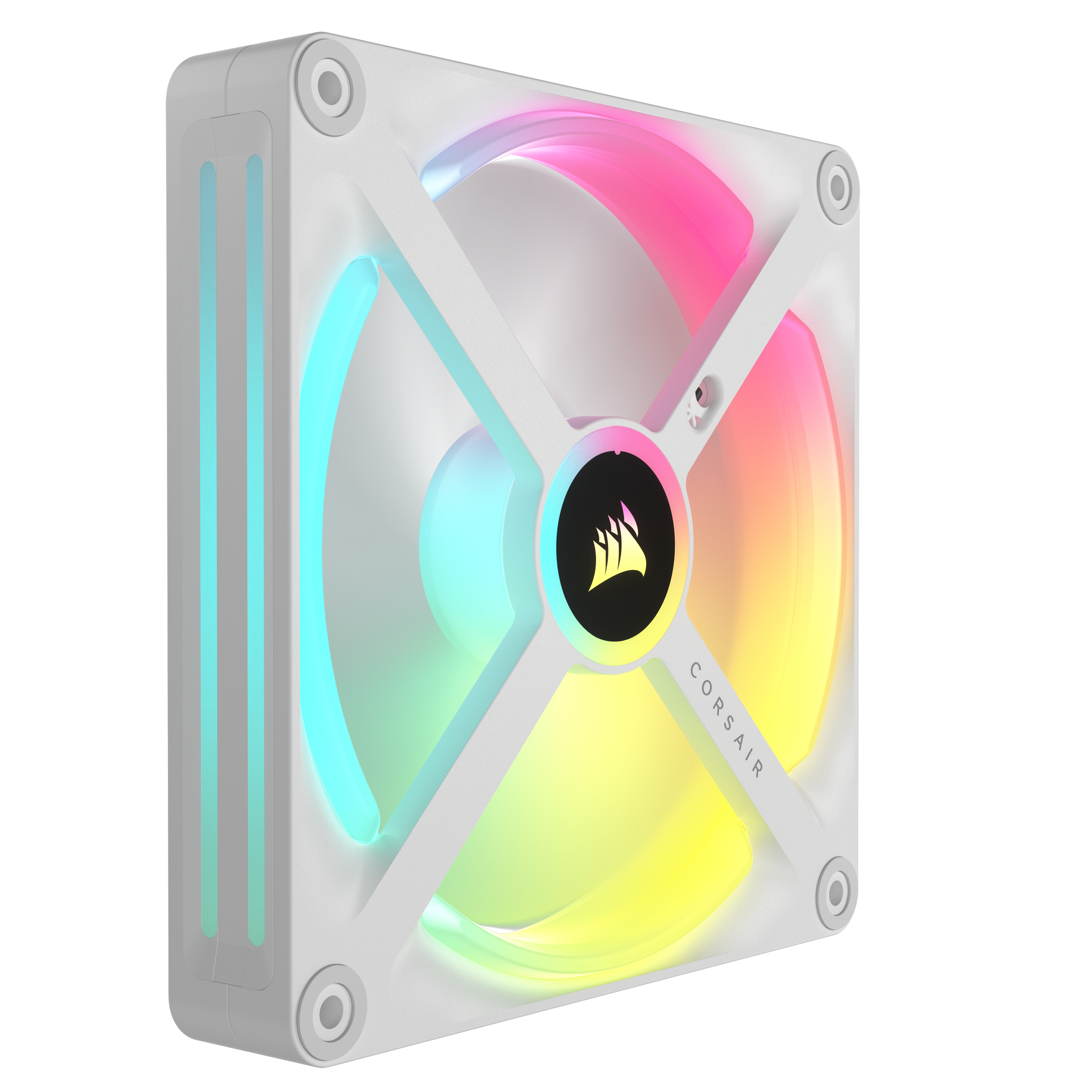 Corsair Gehäuselüfter »iCUE LINK QX120 RGB Erweiterungskit – Weiss 120-mm-PWM-Lüfter«, RGB-Lüfter