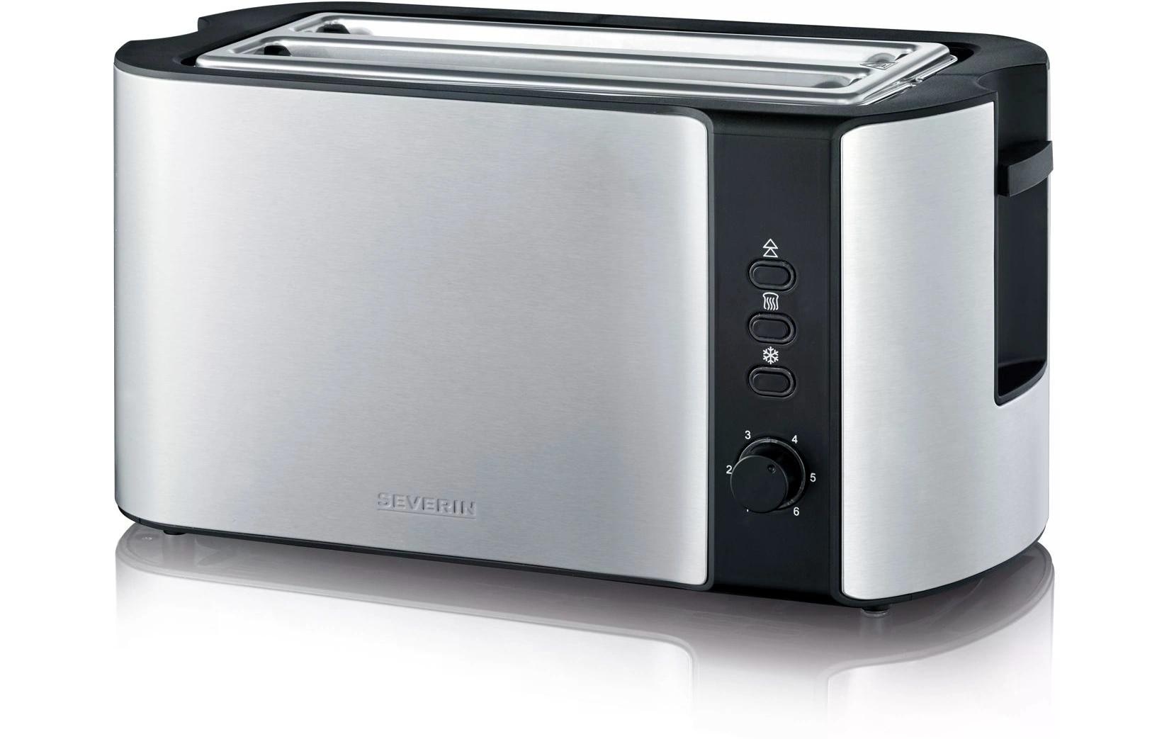 Severin Toaster »AT 2590 Schwarz/Silber« für 4 Scheiben 1400 W