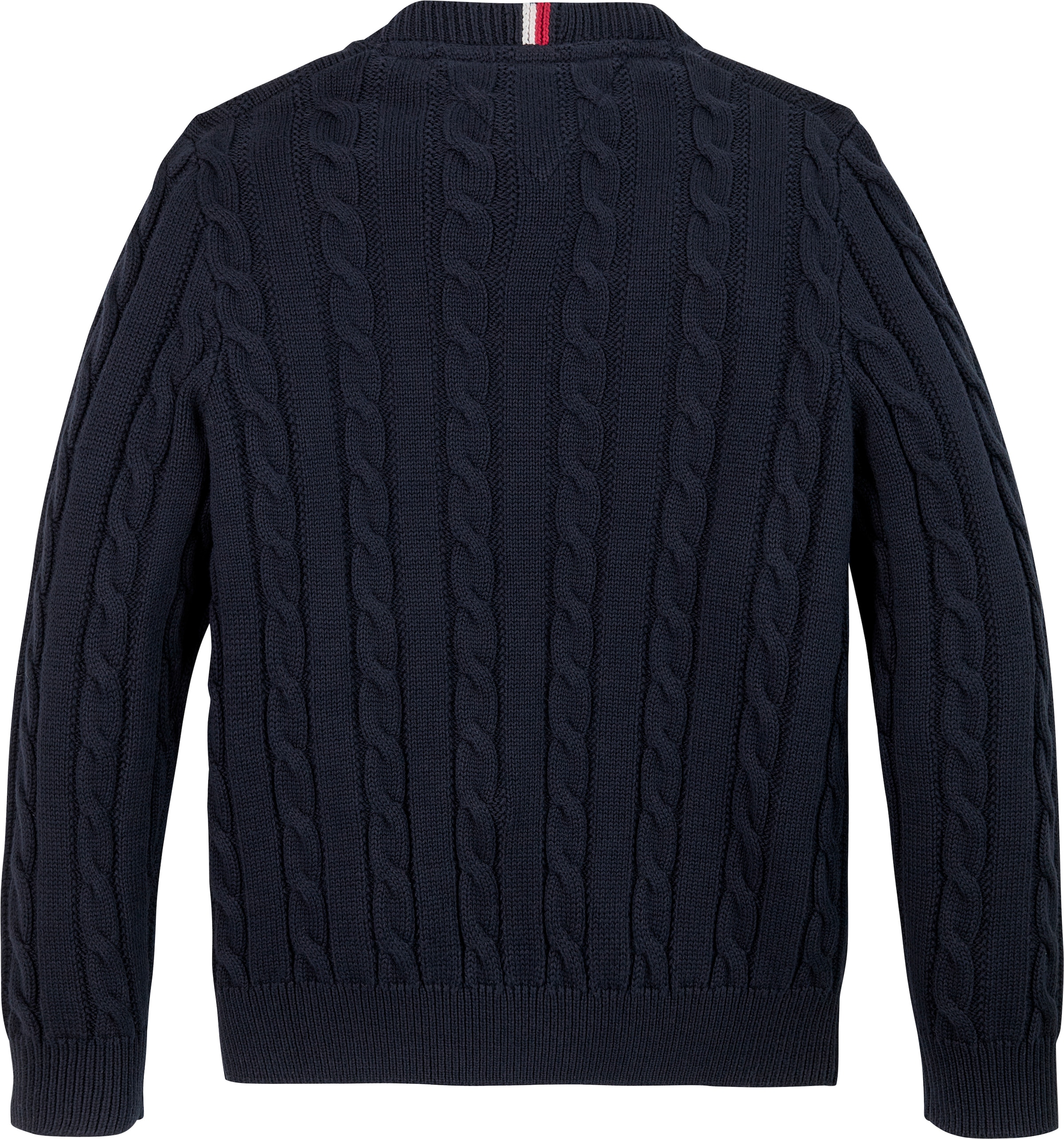 Tommy Hilfiger Strickpullover »ESSENTIAL REG CABLE SWEATER«, mit Zopfmuster