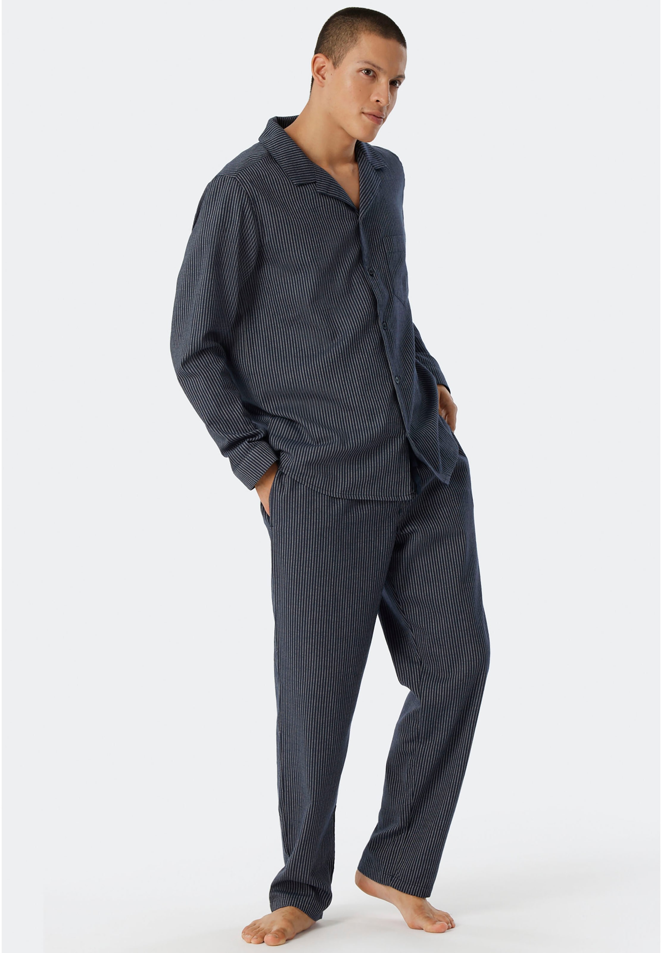 Schiesser Pyjama, aus kaufen schöner (2 Stück), Webflanell-Qualität Jelmoli-Versand online 1 | tlg