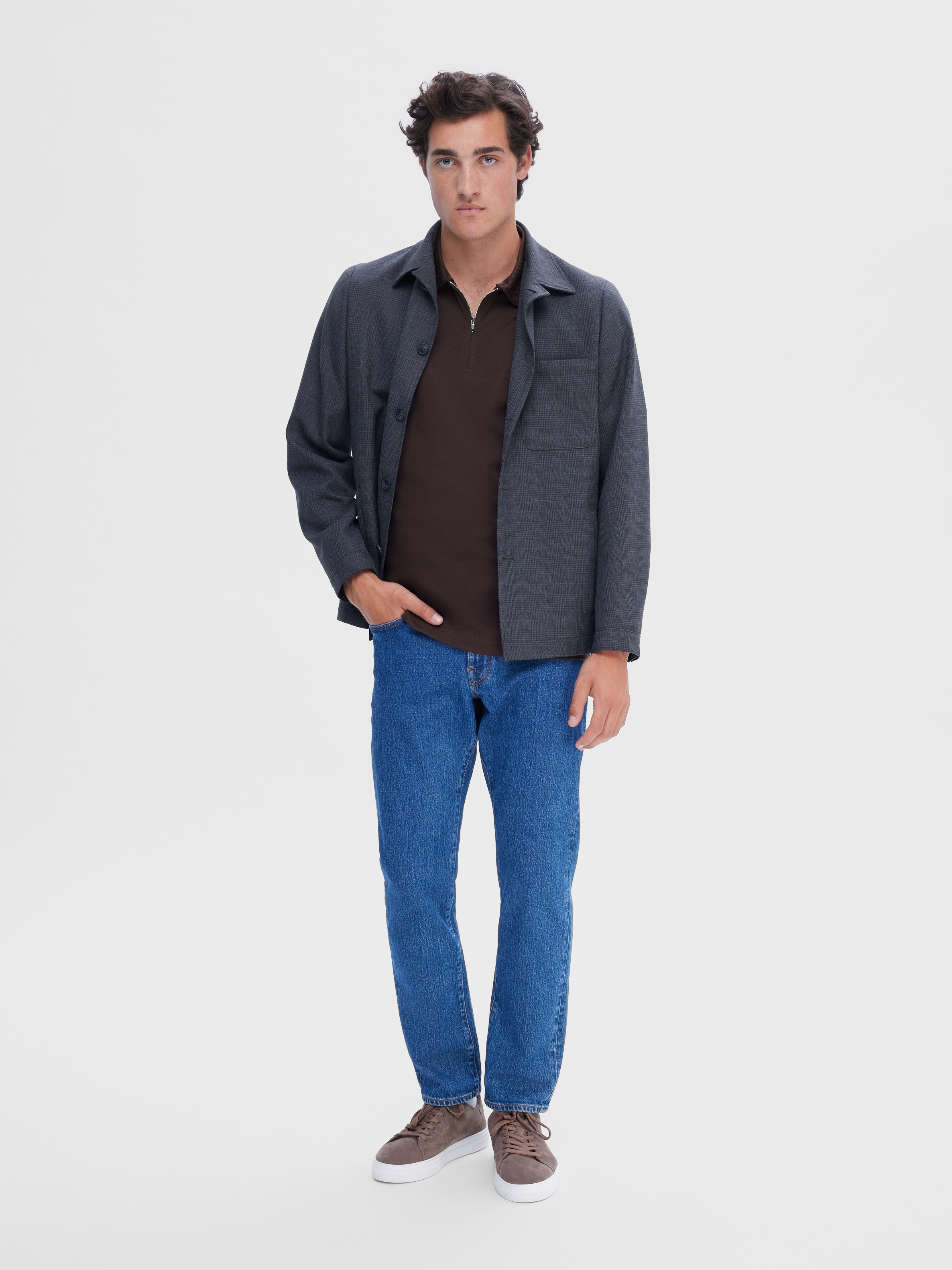 SELECTED HOMME Poloshirt »SLHFAVE ZIP SS POLO NOOS«