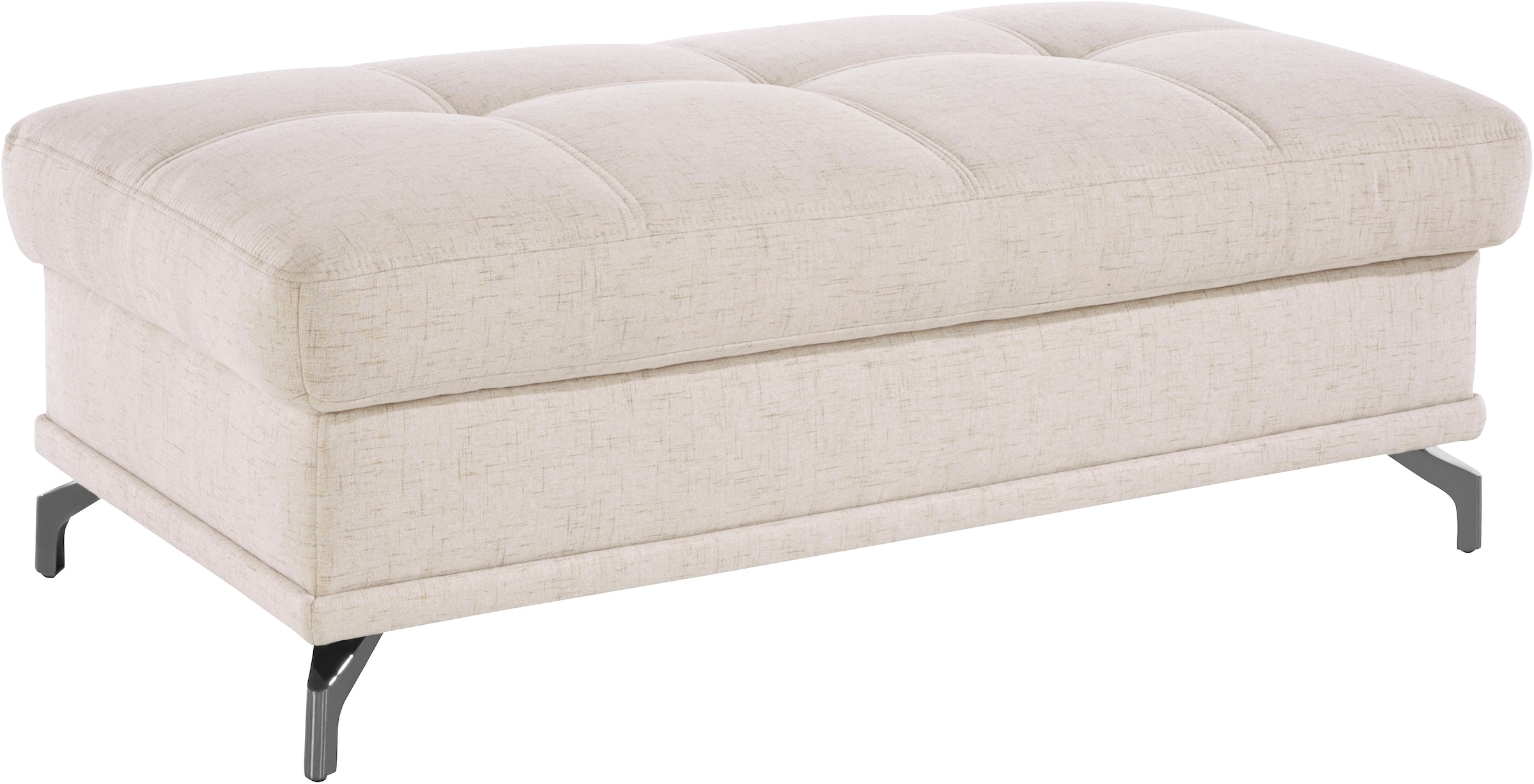 PLACES OF STYLE Polsterhocker "Costello, B: 133 cm" individuell zu kombinieren, Federkern