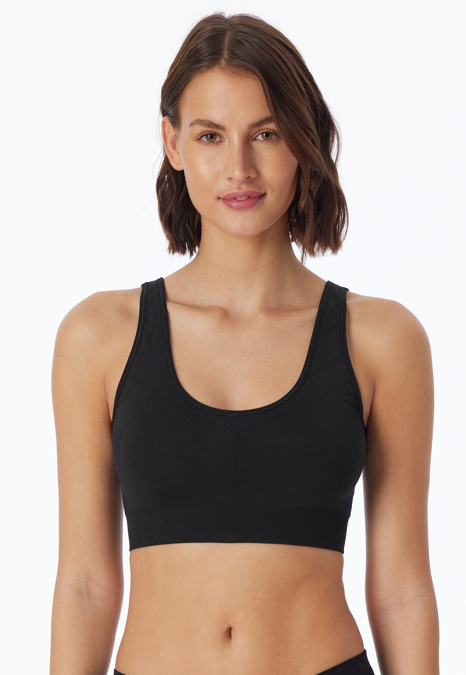 Schiesser Bustier »Casual Seamless« 2in1, wendebar, U- oder V-Ausschnitt, ohne störende Seitennähte