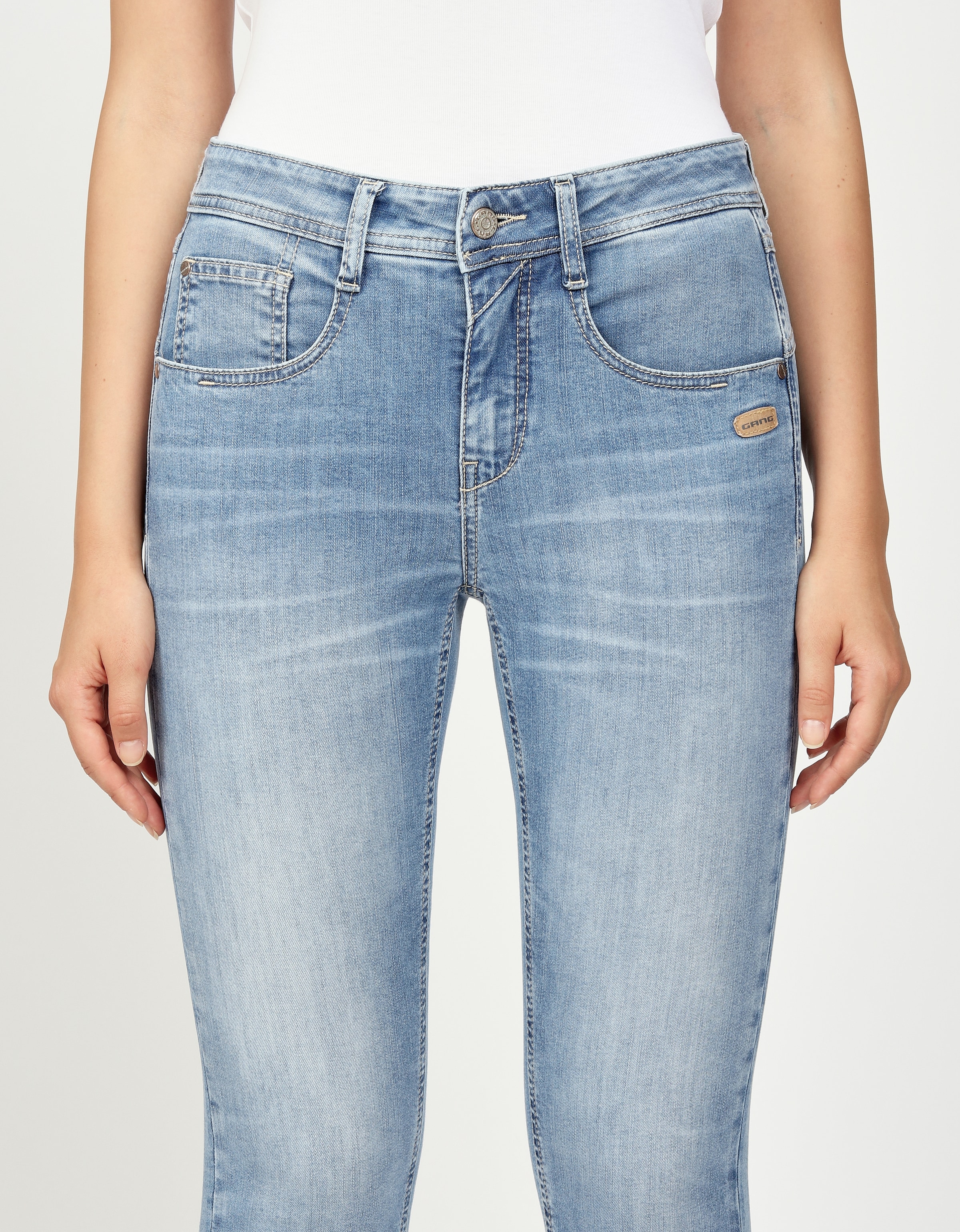 GANG Relax-fit-Jeans »94AMELIE CROPPED«, in 5-Pocket-Style