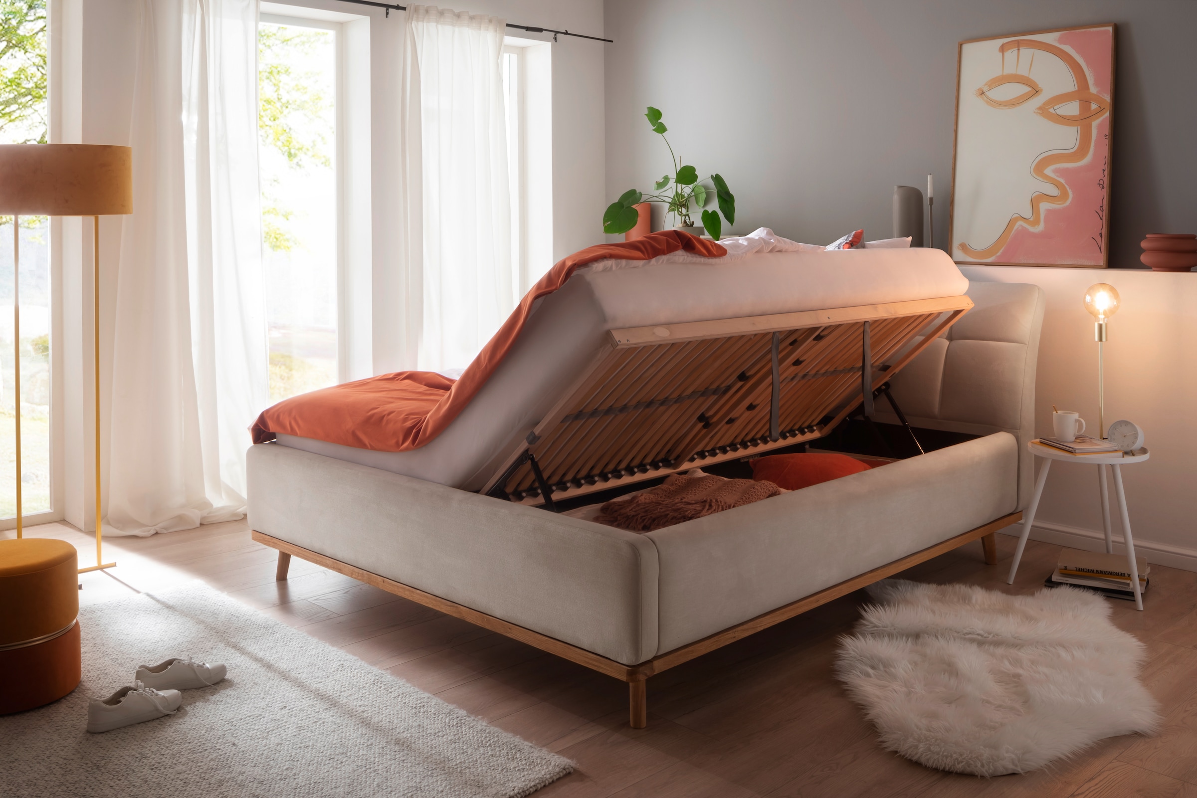 meise.möbel Polsterbett »Mila«, mit Bettkasten