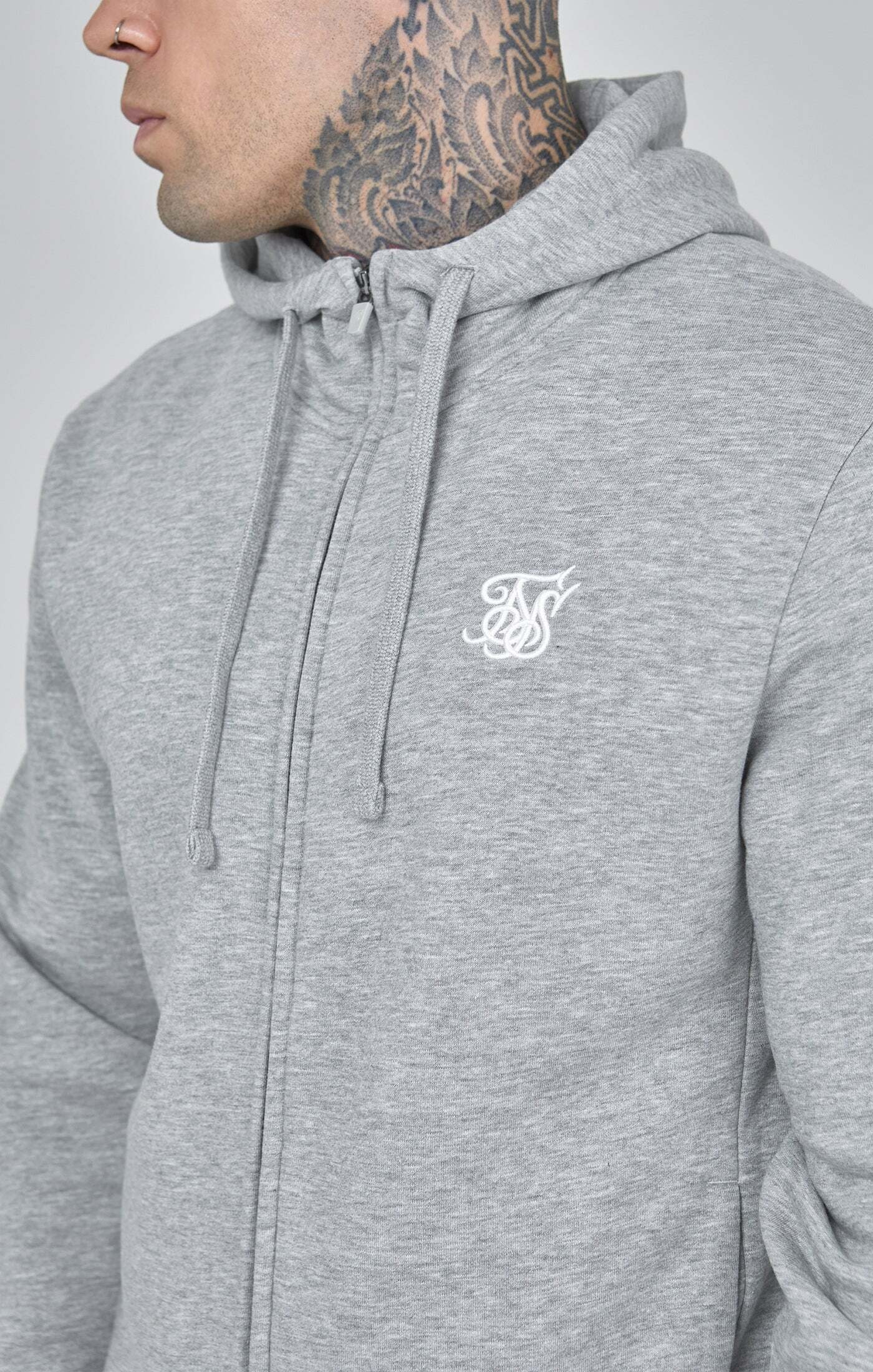 Siksilk Kapuzenpullover »Siksilk Sweatjacken Essentials Full Zip Hoodie«