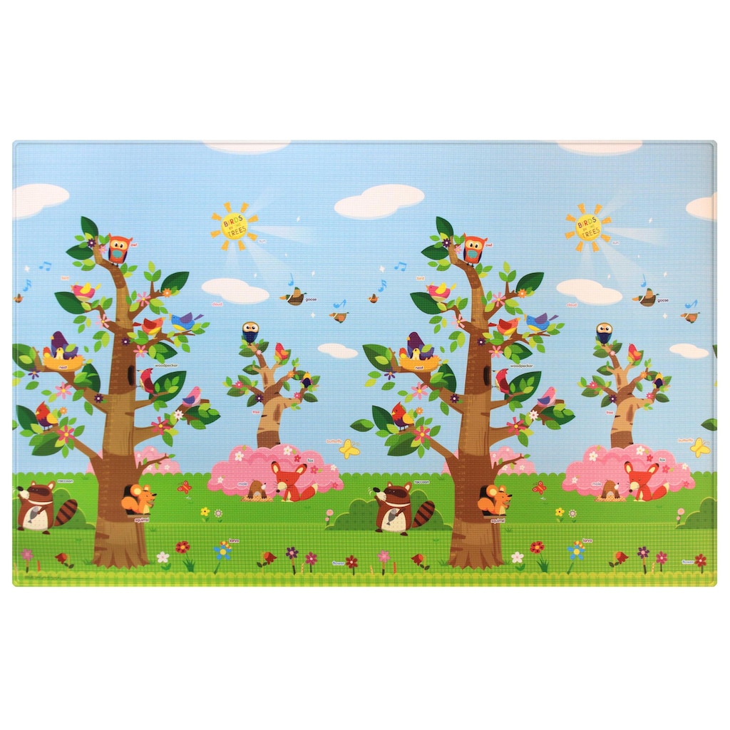 BabyCare Spielmatte »Birds in the Trees, 210 x 140 cm«
