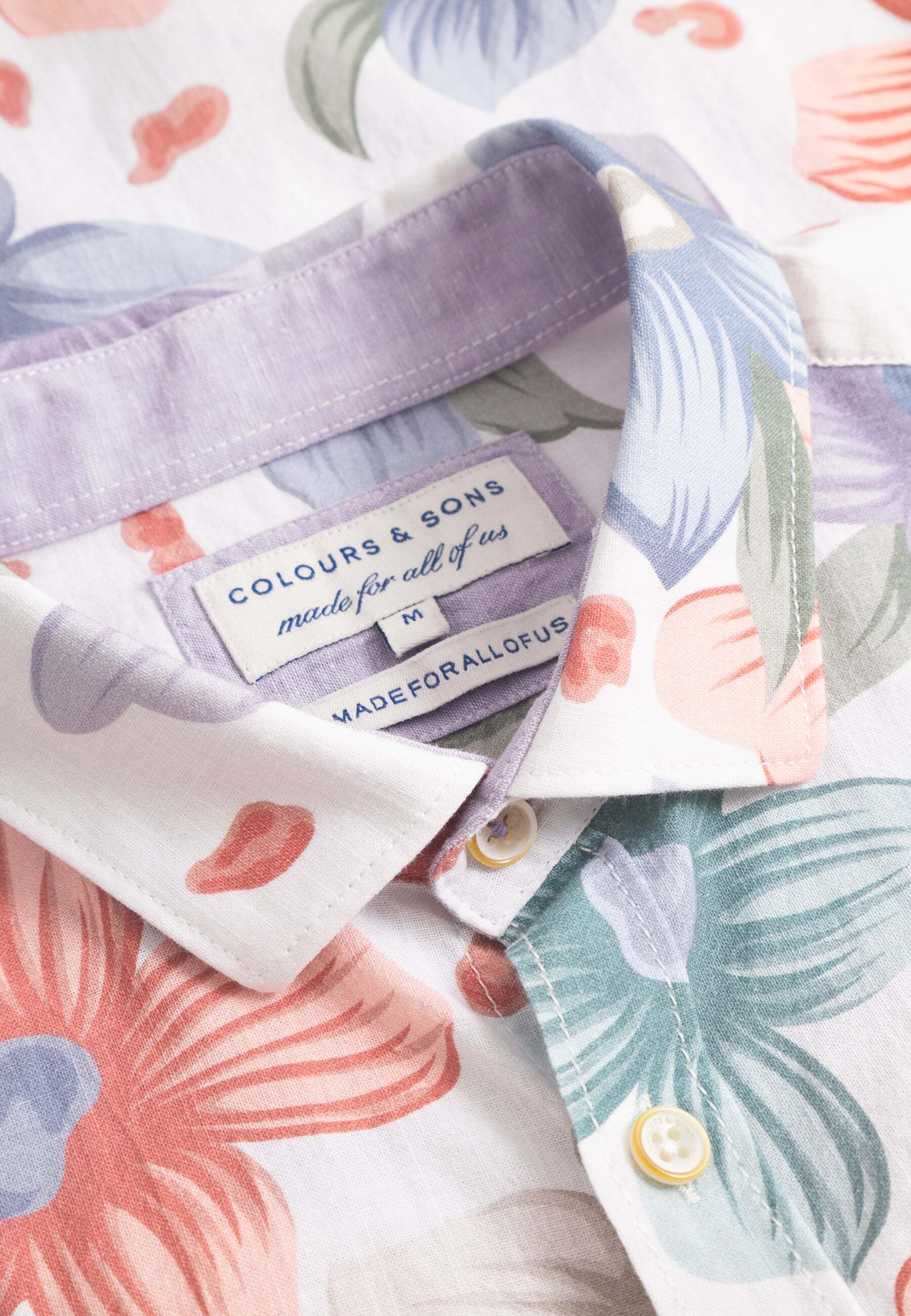colours & sons Kurzarmhemd »colours & sons Kurzarmhemd Shirt-Printed«