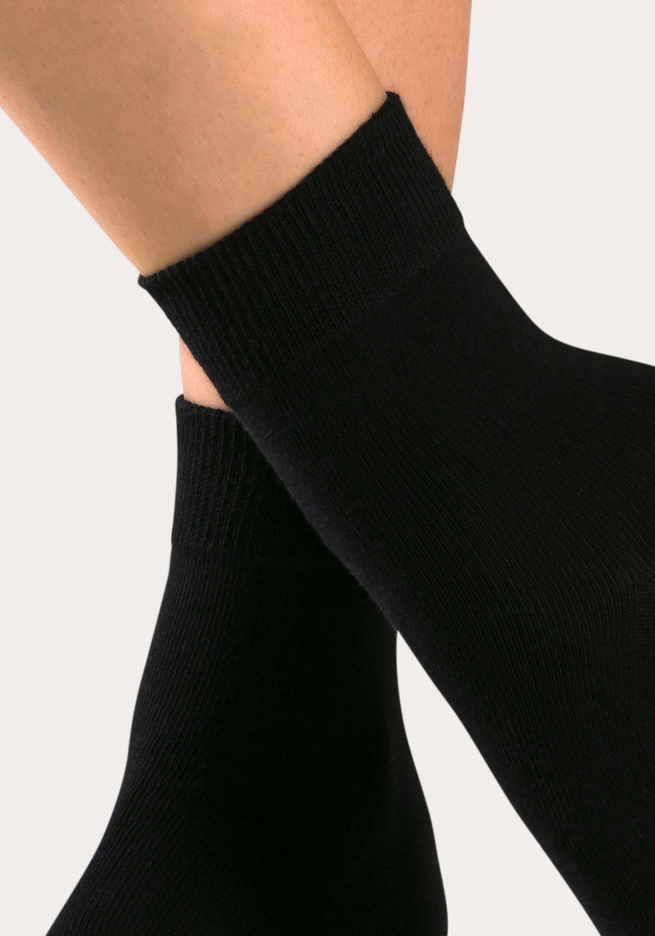 H.I.S Basicsocken, (Packung, 5 Paar), mit besonders weichem Bündchen