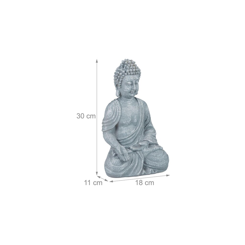 relaxdays Dekofigur »Buddha«
