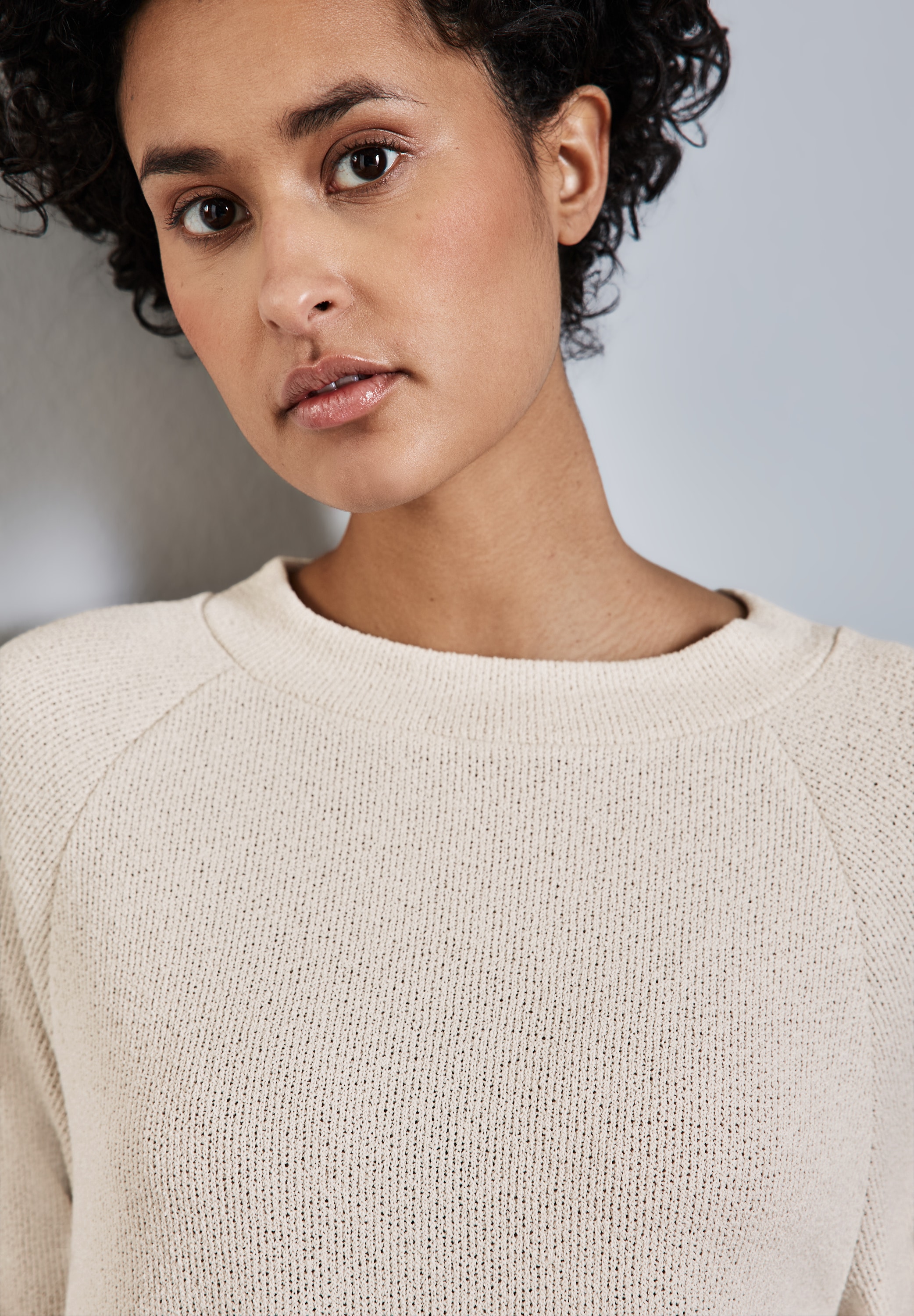 STREET ONE 3/4 Arm-Pullover, mit U-Boot Ausschnitt