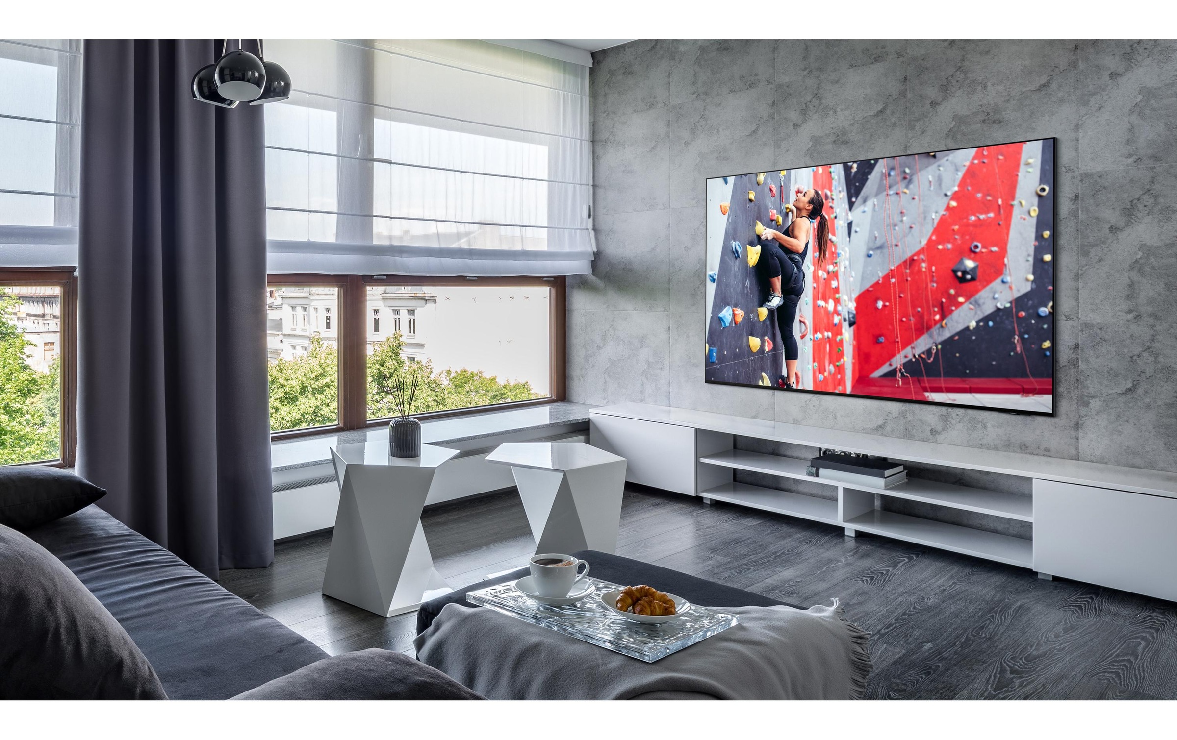 Samsung QLED-Fernseher »QE65S95D ATXZU 65«, 4K Ultra HD