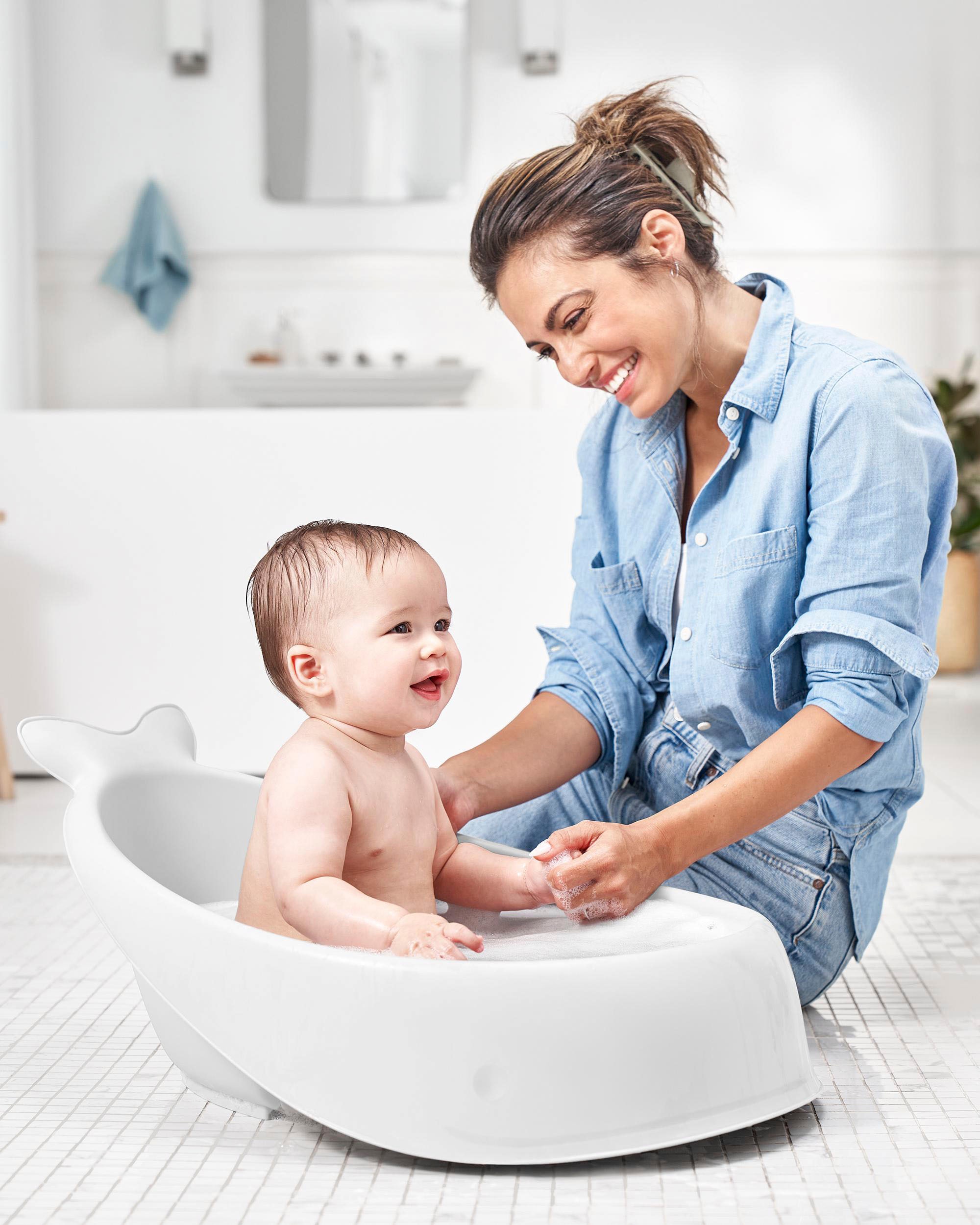 Skip Hop Babybadewanne »Moby, weiss«