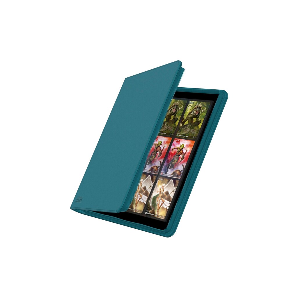 Sammelkarte »QuadRow ZipFolio 480 24-Pocket, petrolblau«