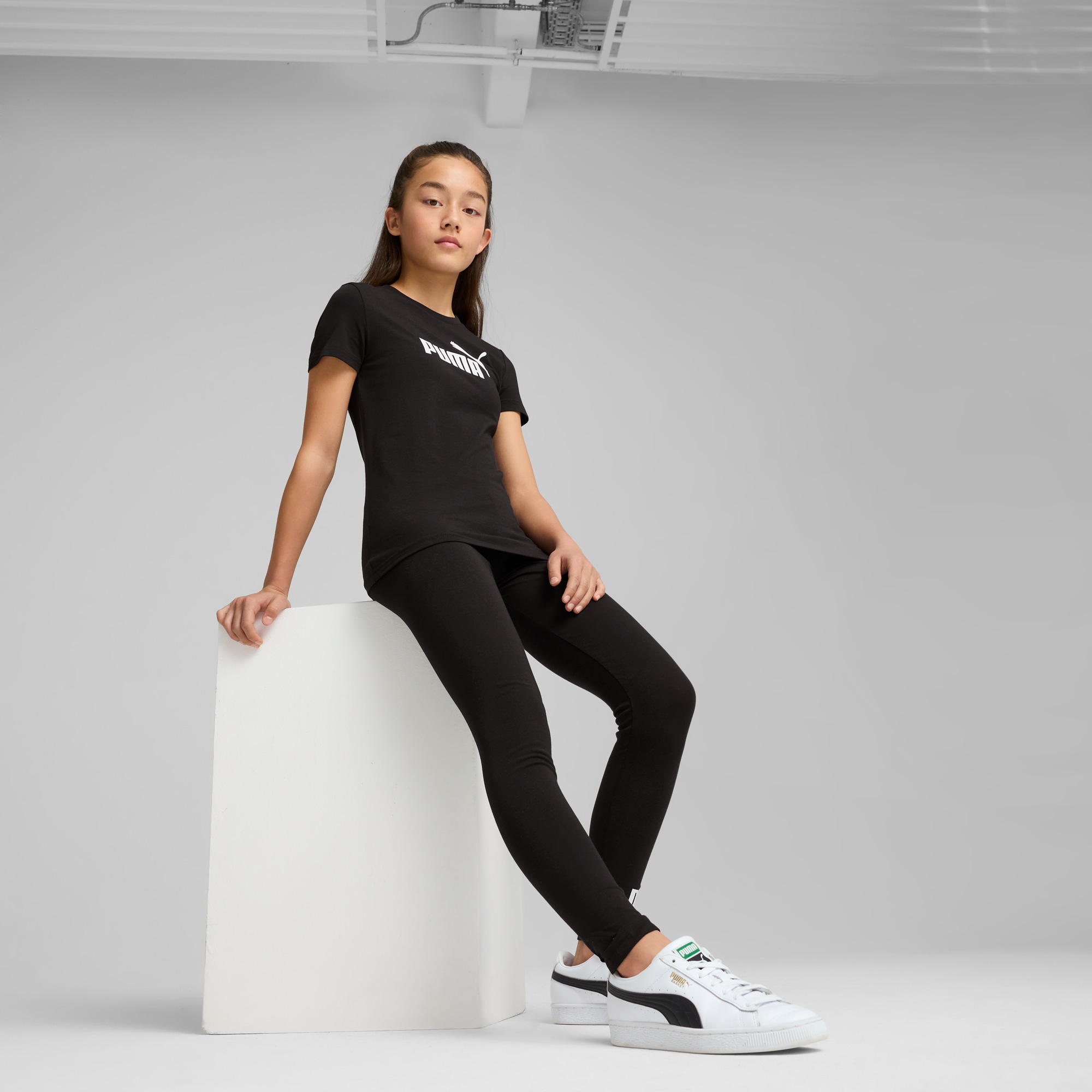 PUMA Leggings »ESS NO. 1 LOGO LEGGINGS G«, für Kinder, Baumwolle