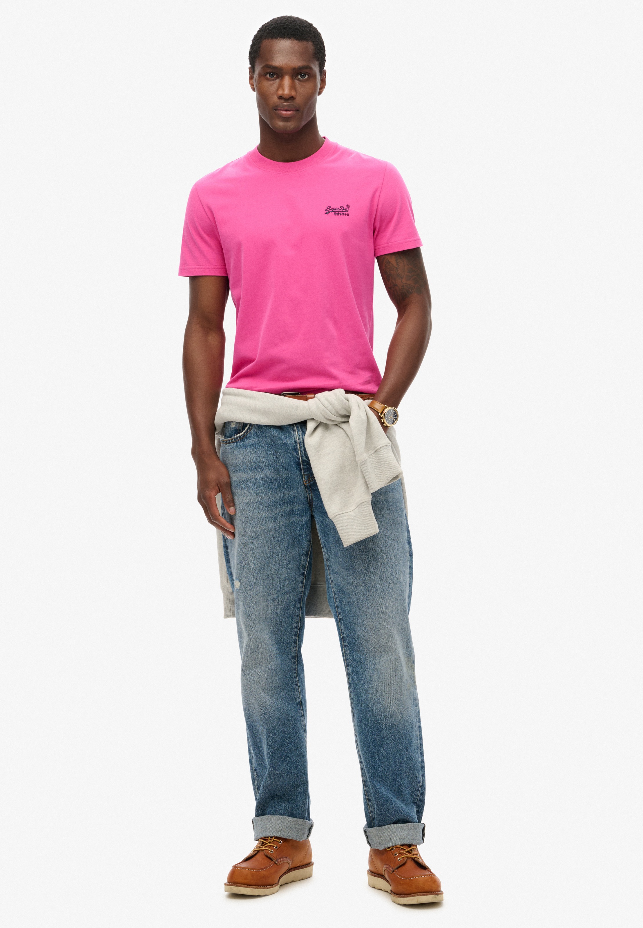 Superdry Rundhalsshirt »ESSENTIAL LOGO EMB TEE«