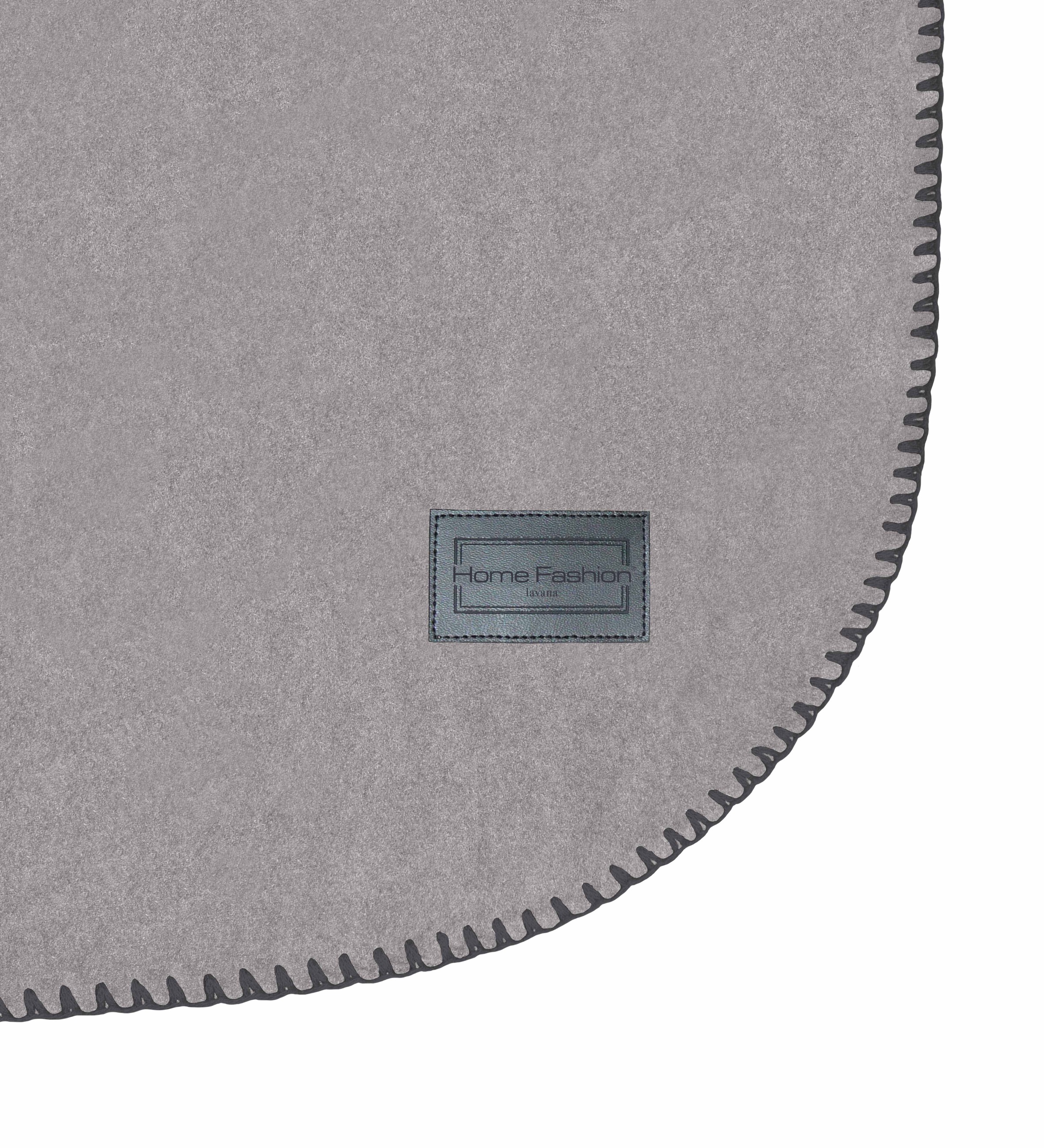 HOME FASHION Wohndecke »Fleece«, hochwertige Mischung aus Polyester & Viskose