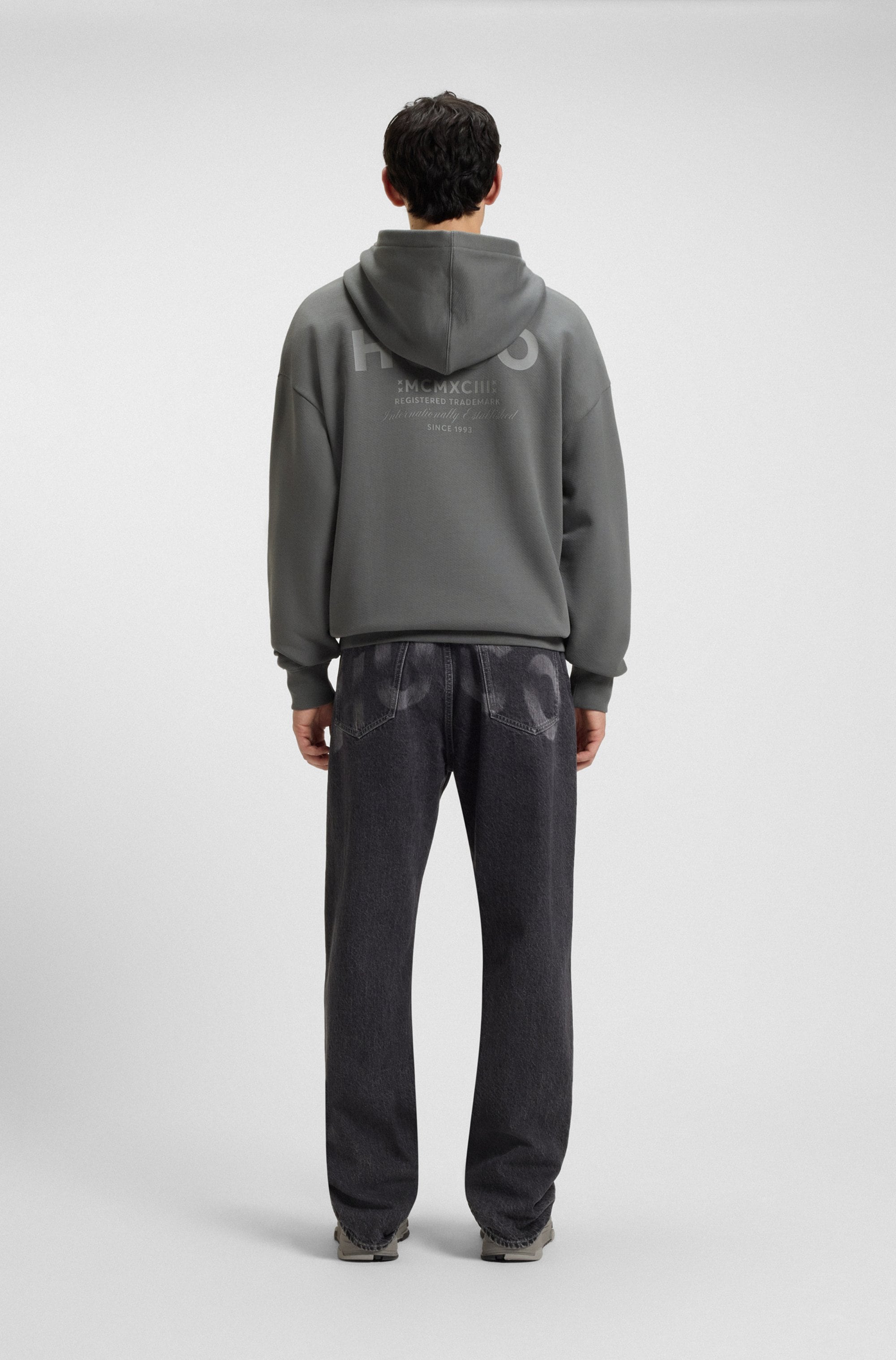 HUGO Blue Hoodie »Nazardo«