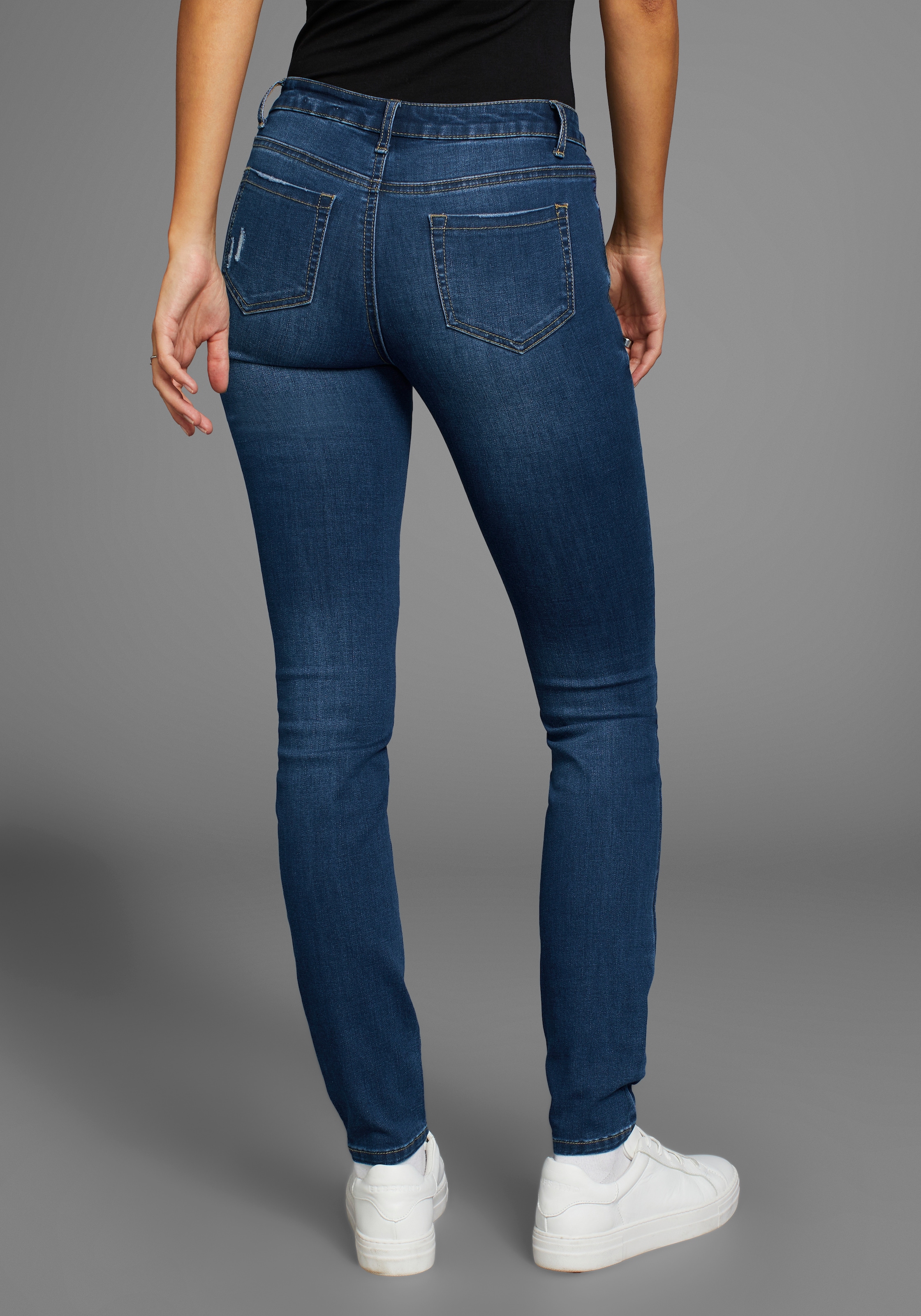Arizona Skinny-fit-Jeans »Ultra-Stretch«, Mid Waist