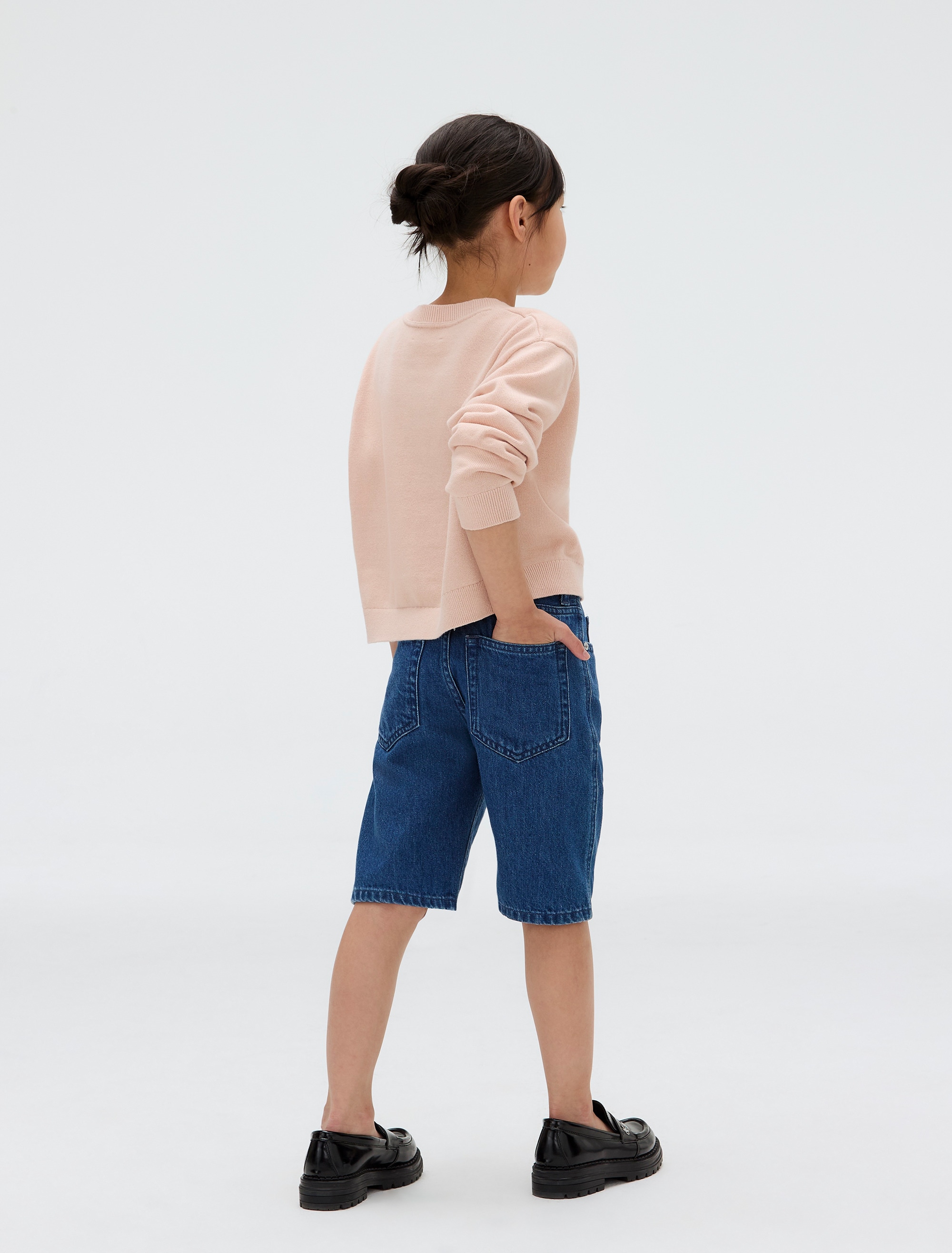 Calvin Klein Jeans Rundhalspullover »LOGO METALLIC INTERSIA«, für Kinder bis 16 Jahre, grosse Stickerei
