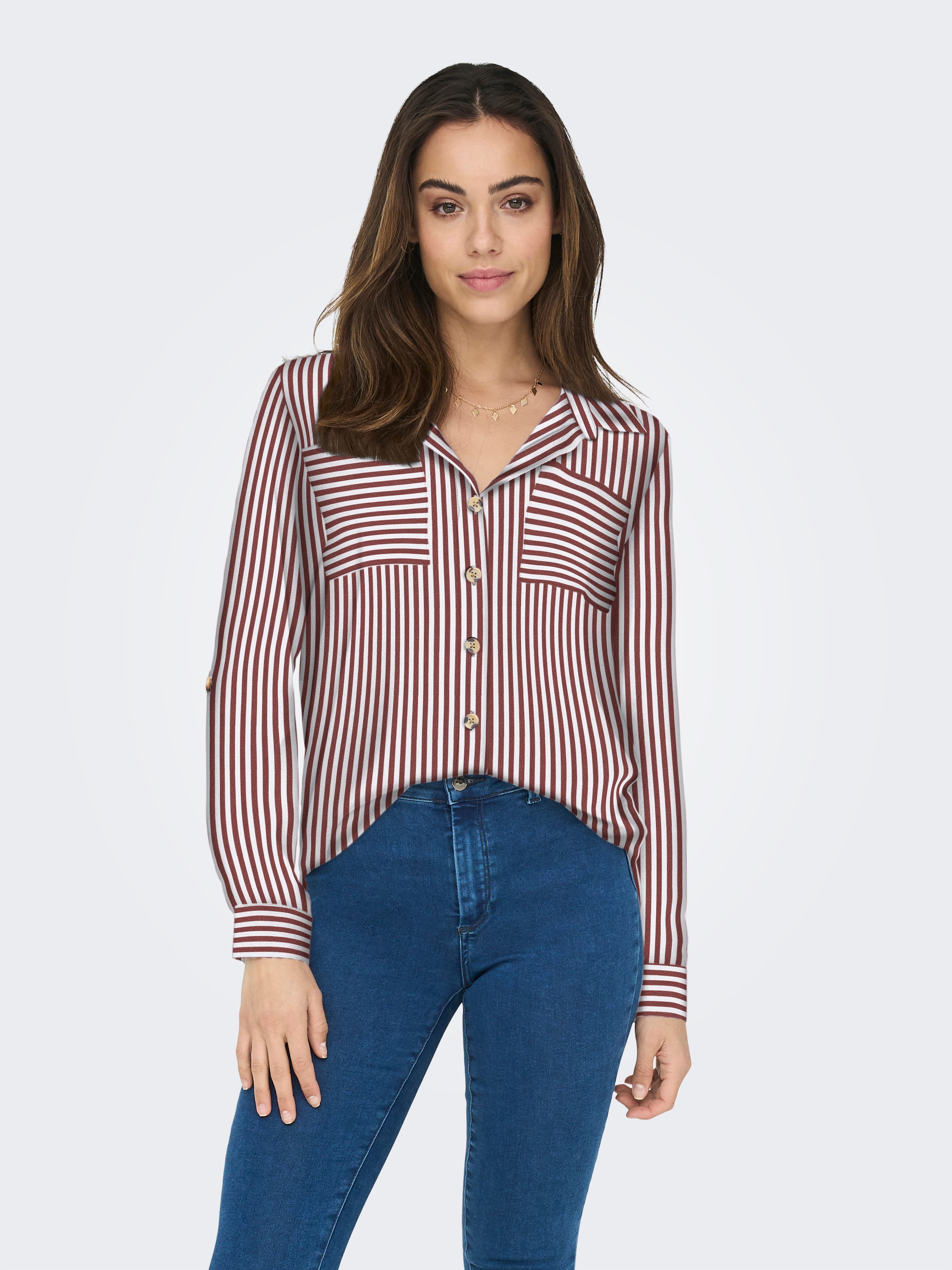 ONLY Hemdbluse »ONLYASMIN SHIRT L/S WVN NOOS«