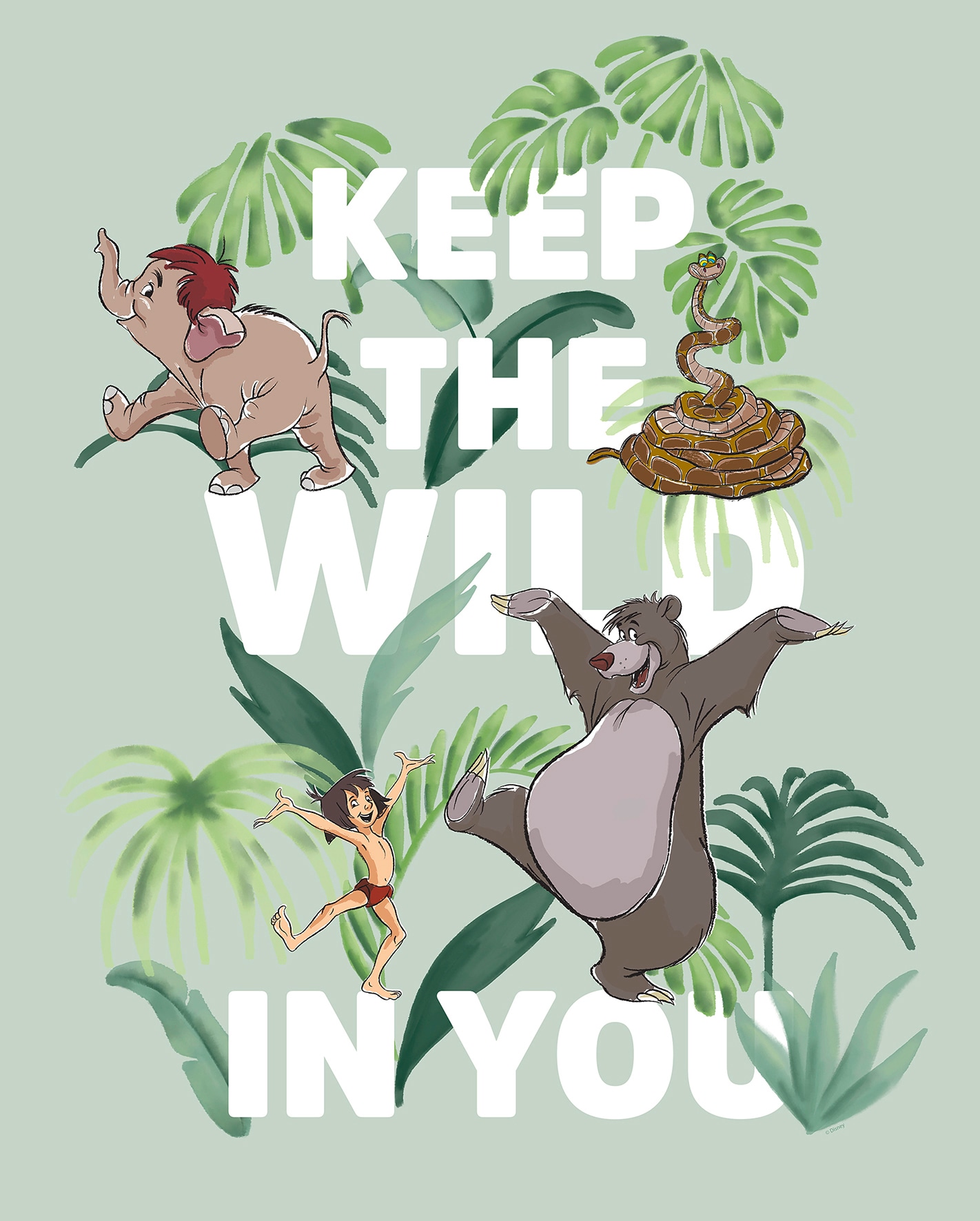 ✵ Komar Schlafzimmer, Disney, Book Poster Jelmoli-Versand the Wohnzimmer entdecken günstig | Keep Wild«, St.), (1 Kinderzimmer, »Jungle