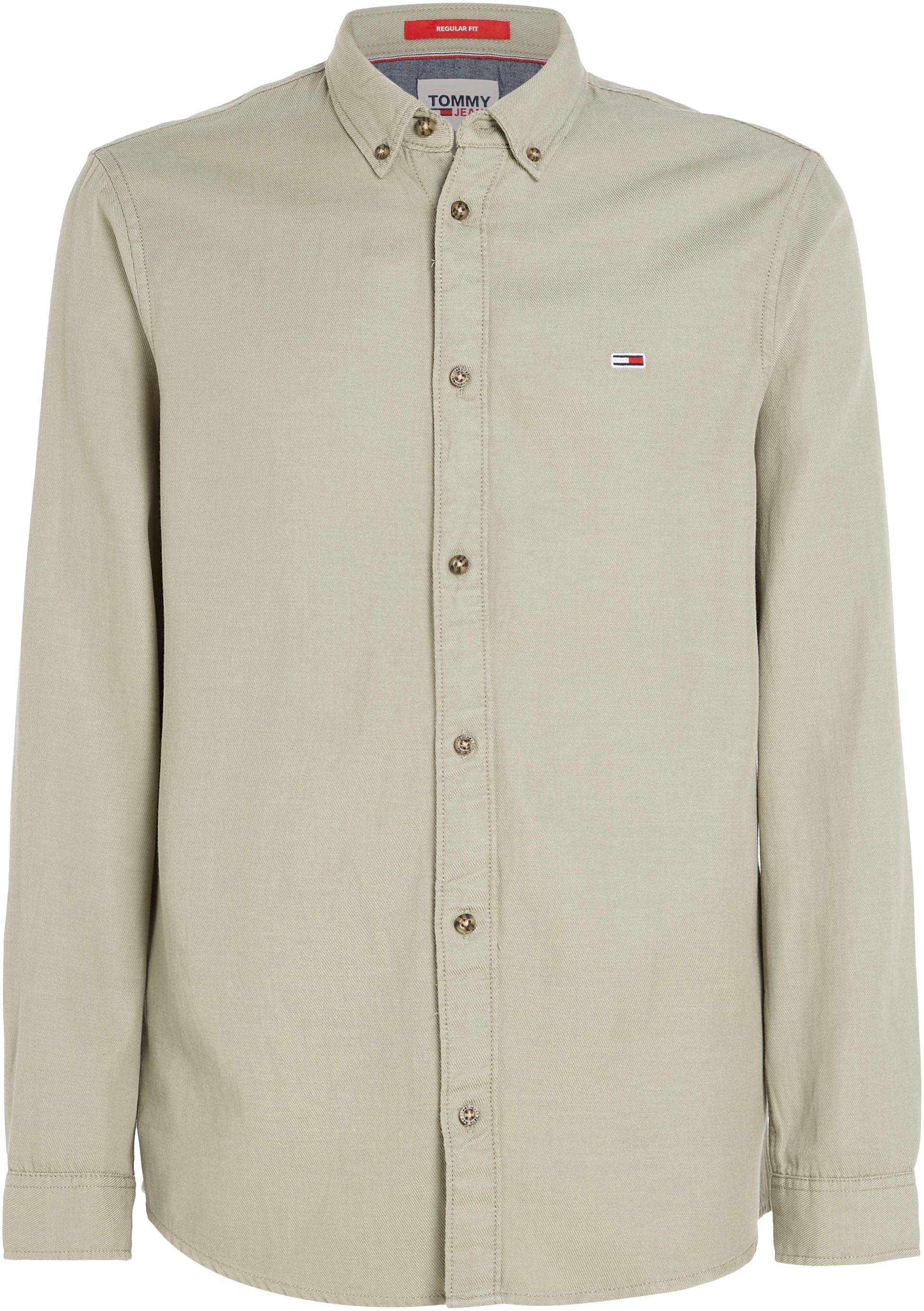Tommy Jeans Langarmhemd »TJM REG durchgehender kaufen online Jelmoli-Versand Knopfleiste SHIRT«, ESSENTIAL | mit