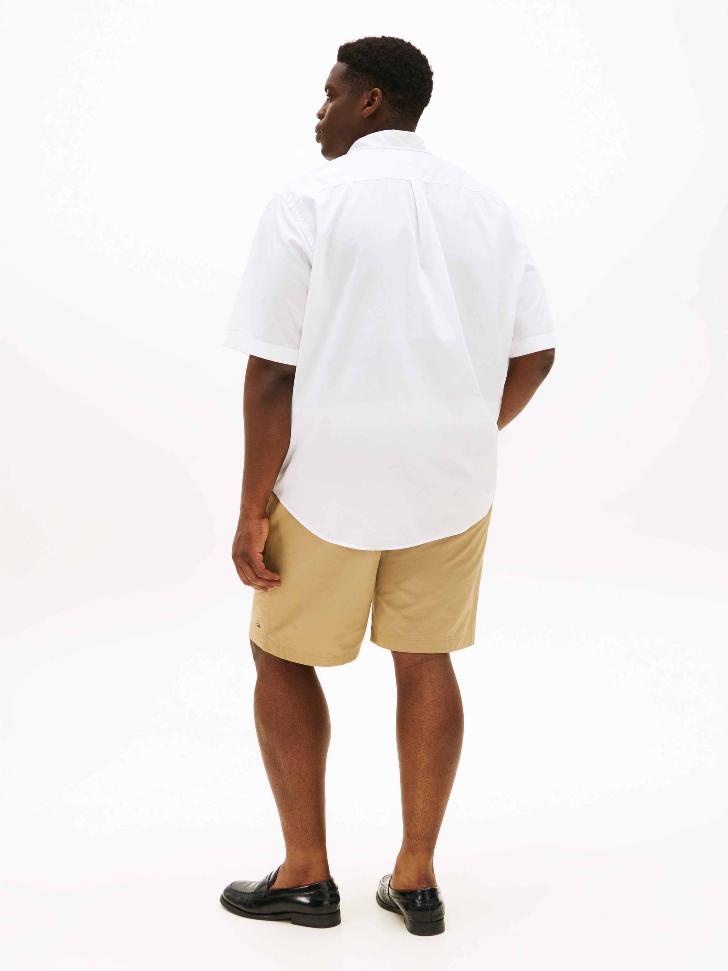 Tommy Hilfiger Big & Tall Kurzarmhemd »BT-FLEX POPLIN SOLID S/S SHIRT-B«, Grosse Grössen