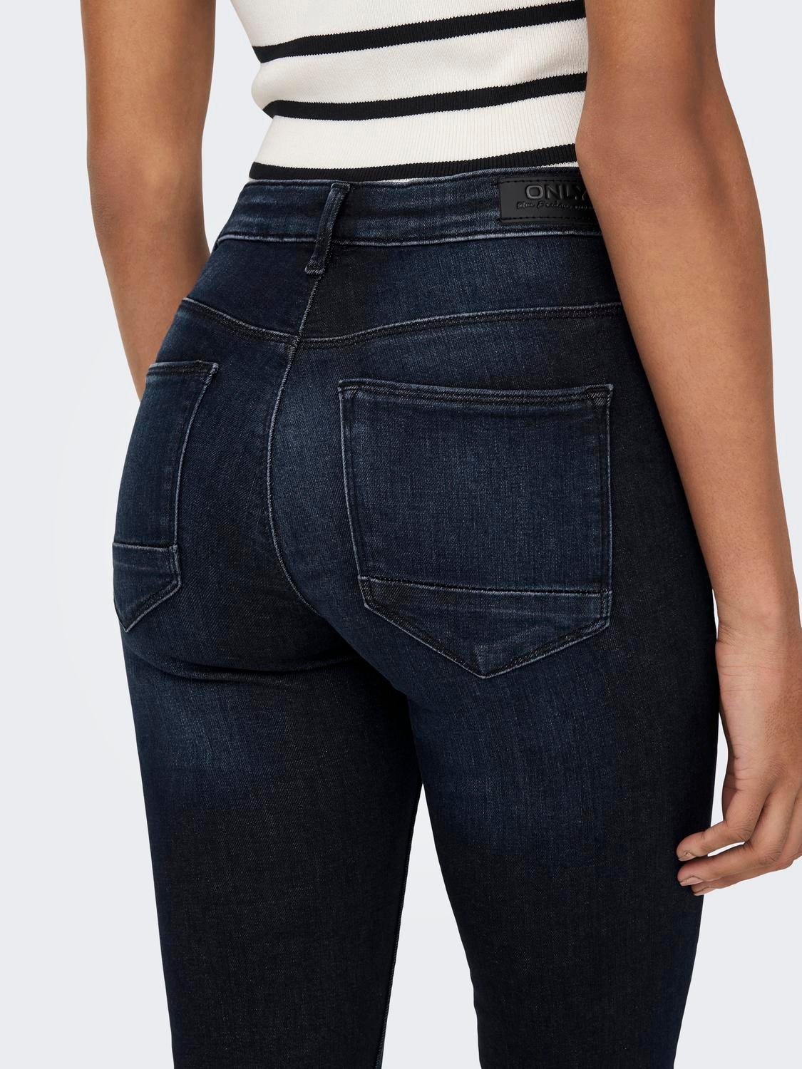 ONLY Skinny-fit-Jeans »ONLKENDELL LIFE REG SK ANKLE«, mit Zipper am Saum