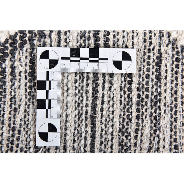 ❤ THEKO Wollteppich »Mora - 14019«, rechteckig, Handweb Teppich, reine  Wolle, handgewebt, Rauten Design, mit Fransen ordern im Jelmoli-Online Shop