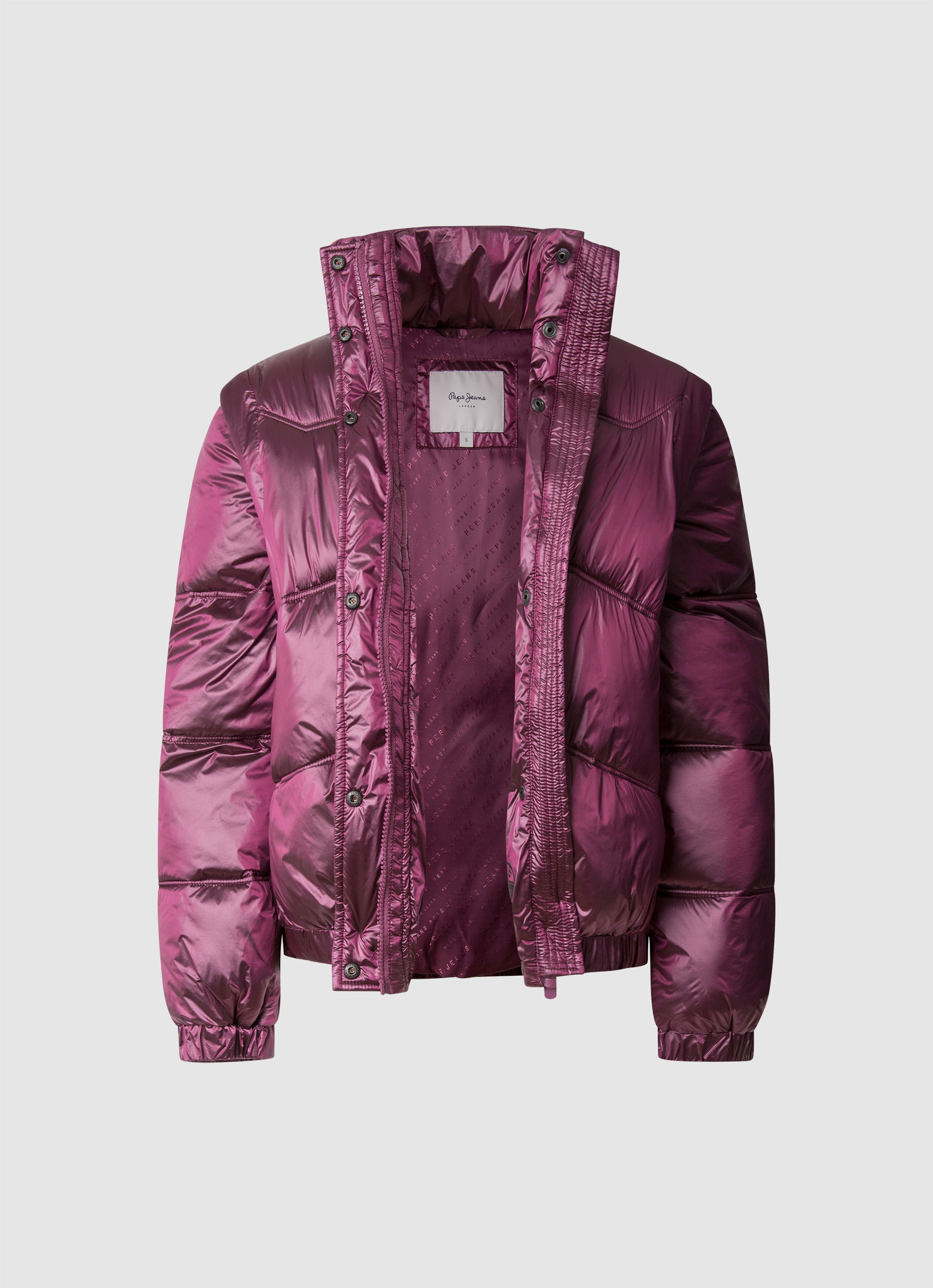 Pepe Jeans Steppjacke »FLORA«, im praktischen 2-in-1 Design