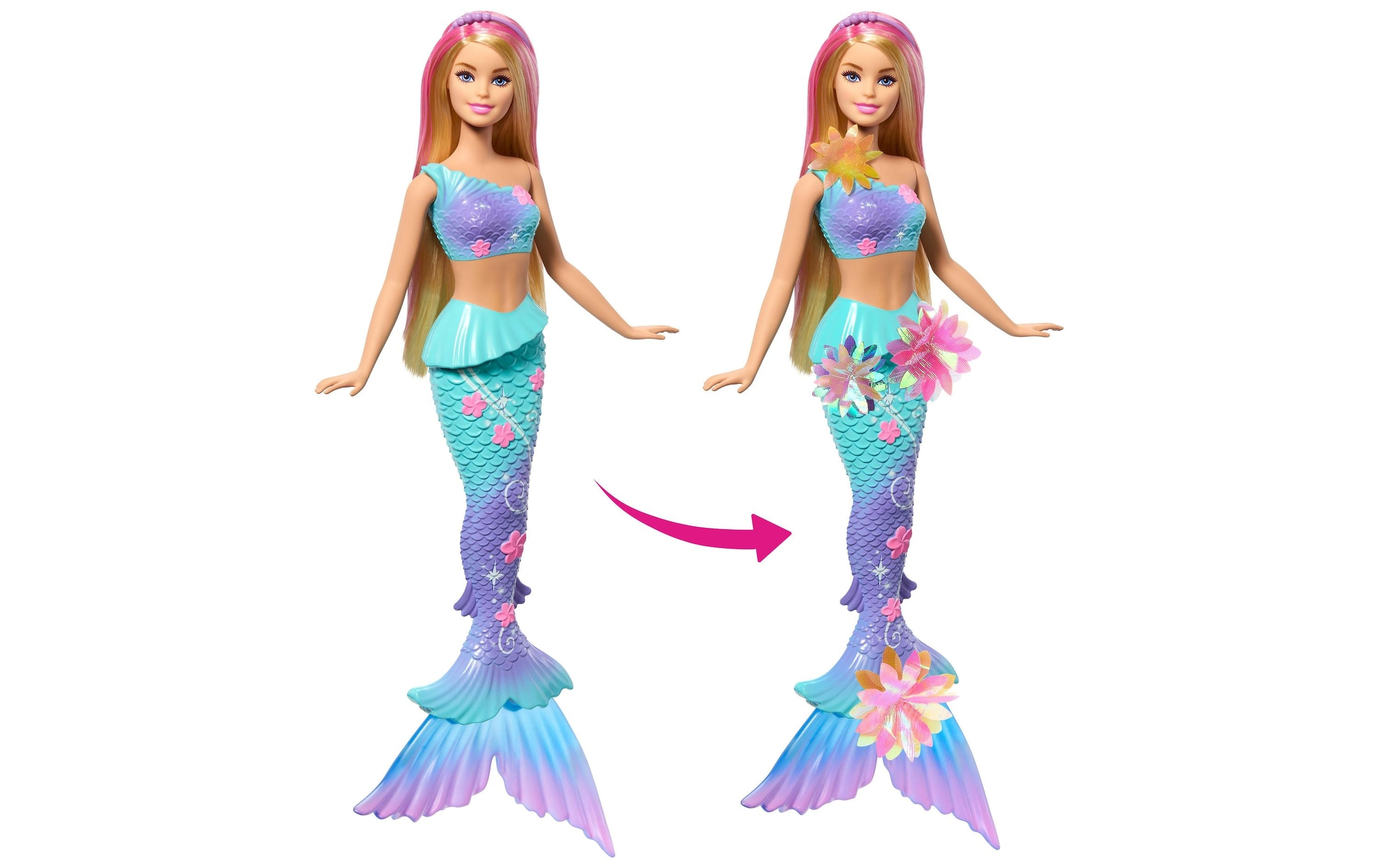 Barbie Anziehpuppe »Garden Theme Feature Mermaid Dreamtopia«