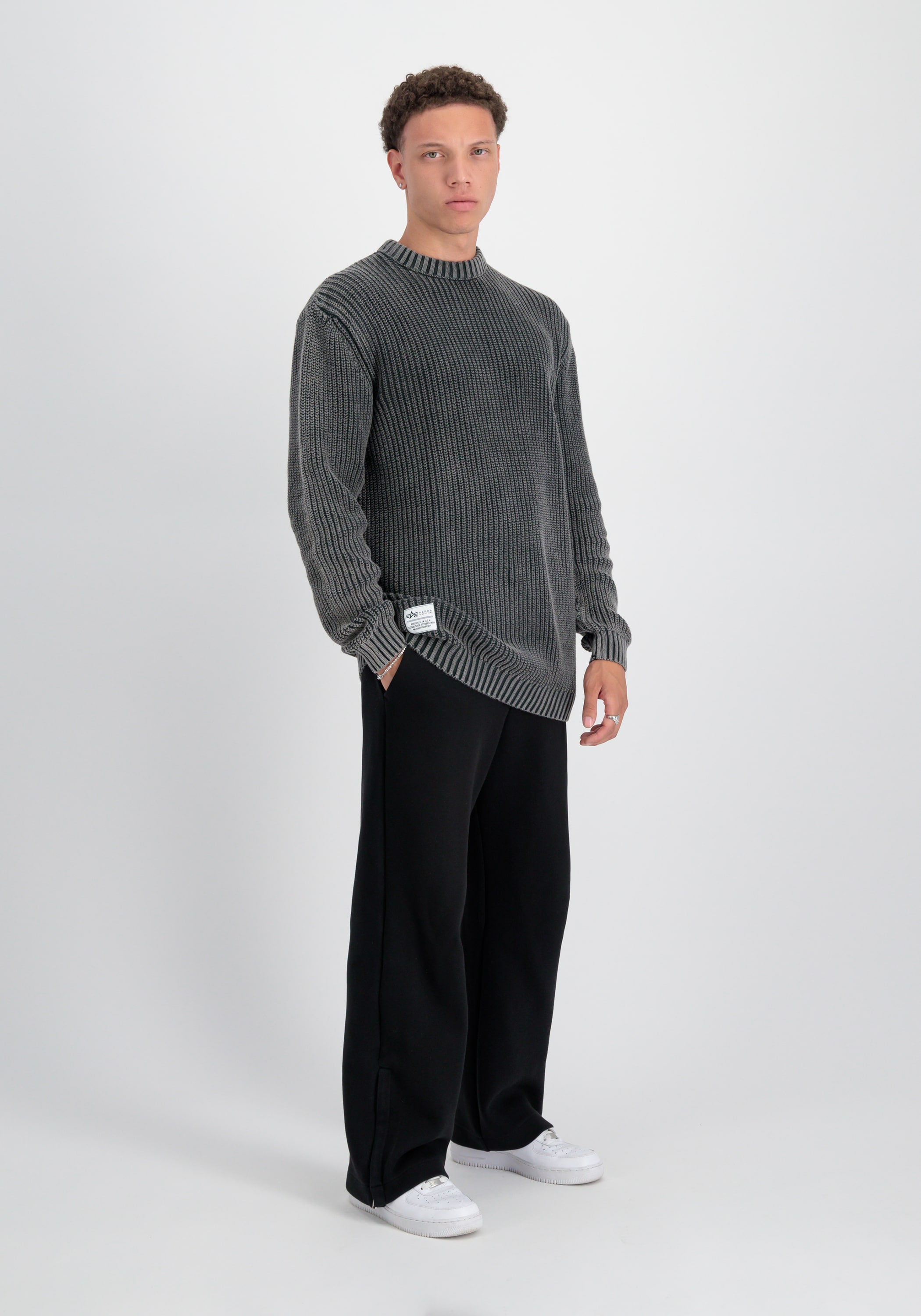 Alpha Industries Sweater »Alpha Industries Men - Knitwear Acid Pullover«