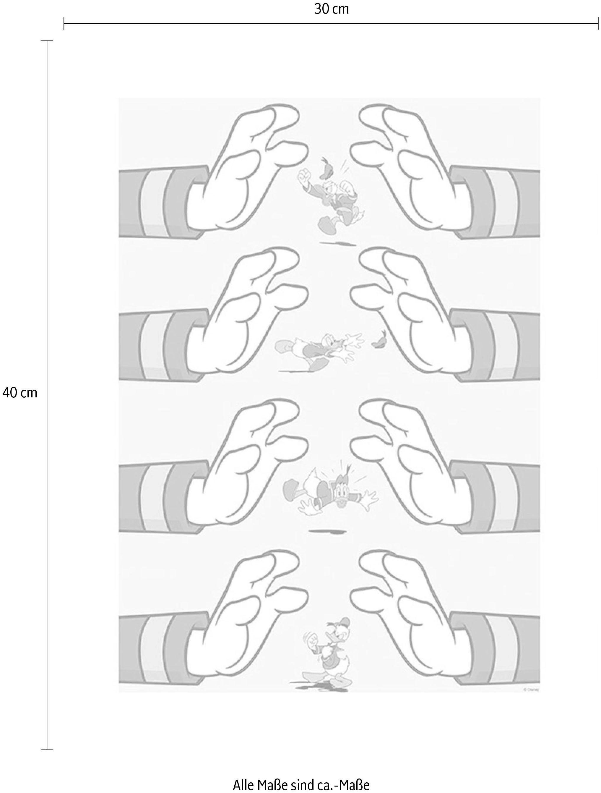Komar Bild »Donald Duck Hands«, Disney, (1 St.), Wandbild zur Dekoration im Kinderzimmer - ohne Rahmen