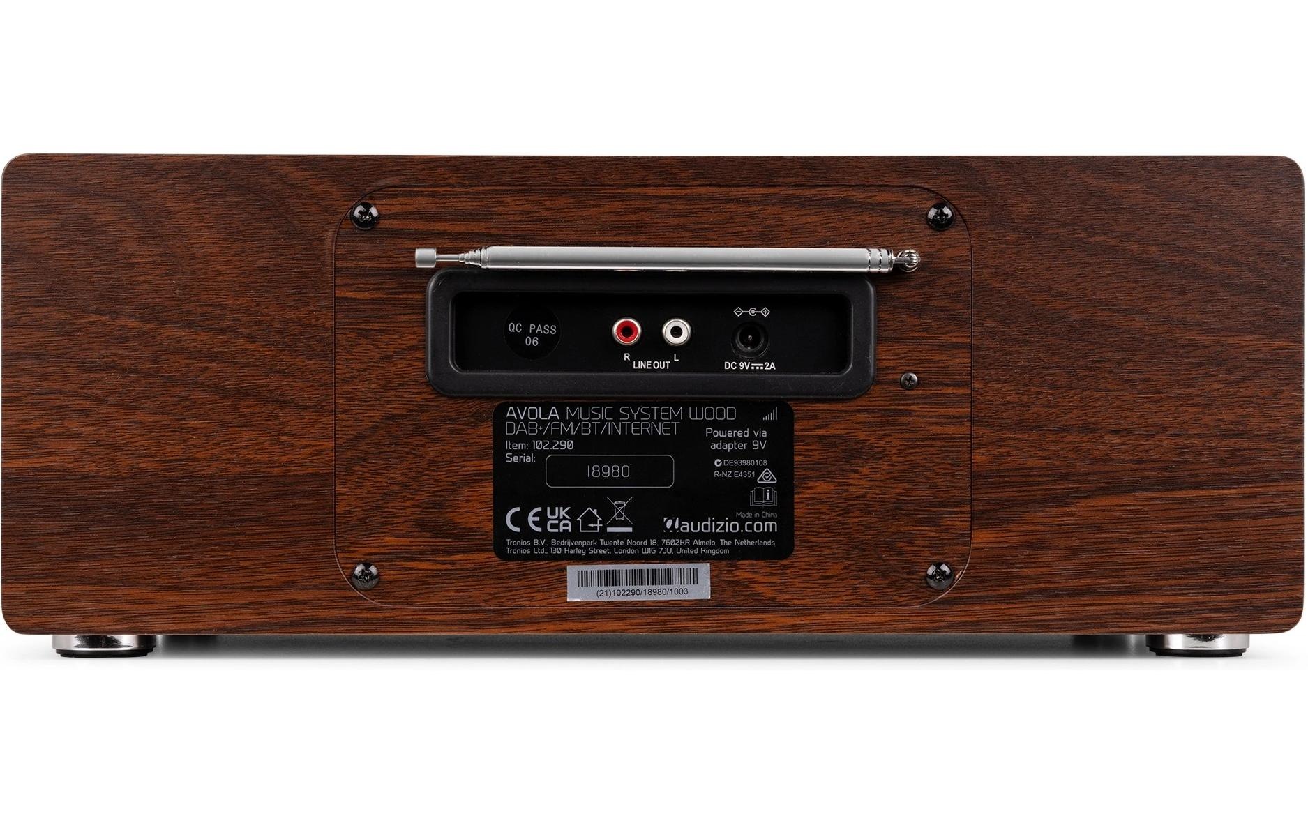AUDIZIO Digitalradio (DAB+) »Avola«, (Digitalradio (DAB+)-FM-Tuner)