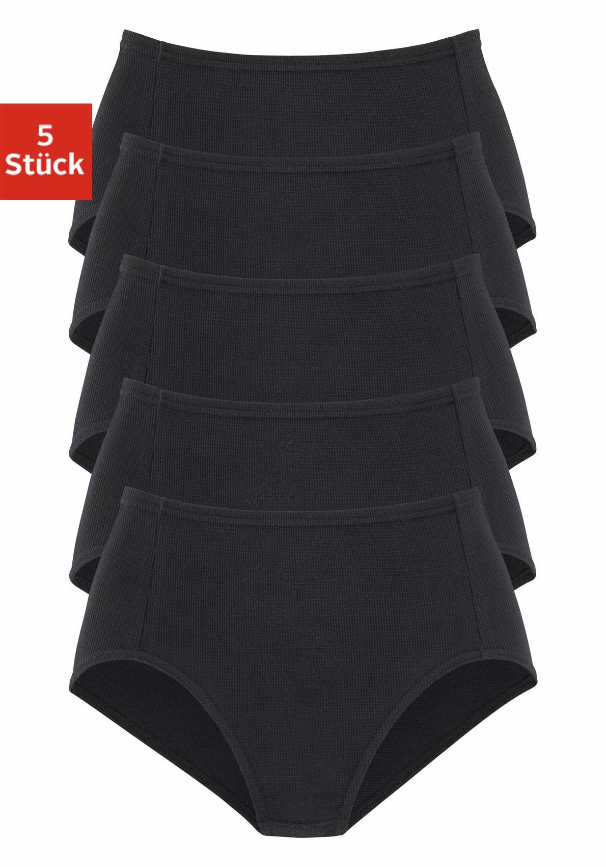petite fleur by Lascana Taillenslip 5er-Pack, aus weicher Pikee-Qualität