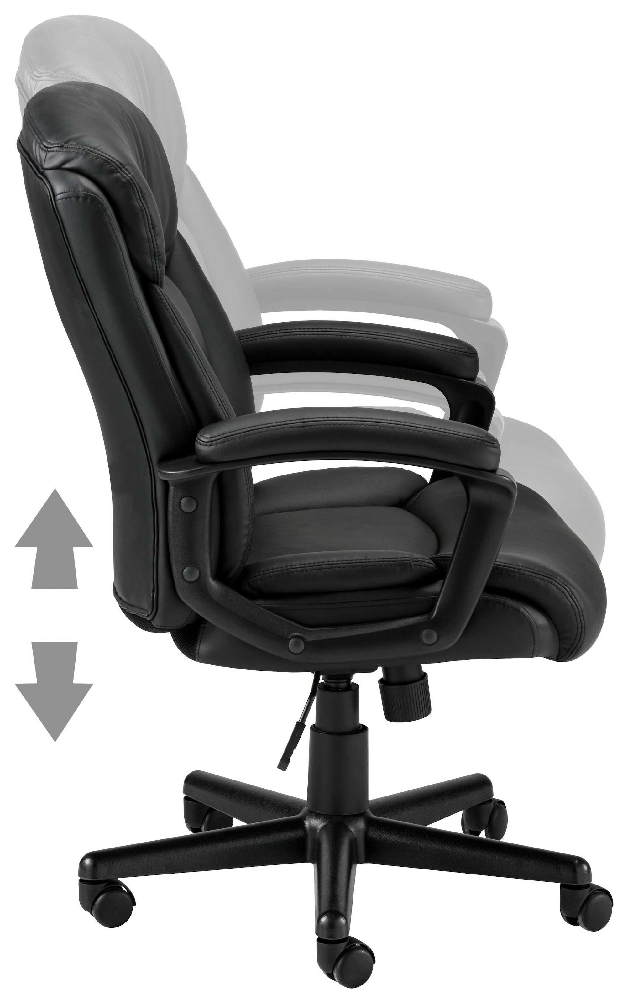 INOSIGN Bürostuhl »Julia, Chefsessel,«, Kunstleder, komfortable Polsterung, viele ergonomischen Funktionen