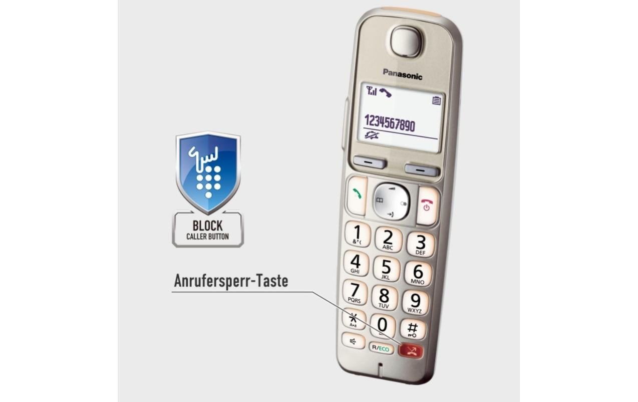 Panasonic Schnurloses DECT-Telefon »KX-TGE25«