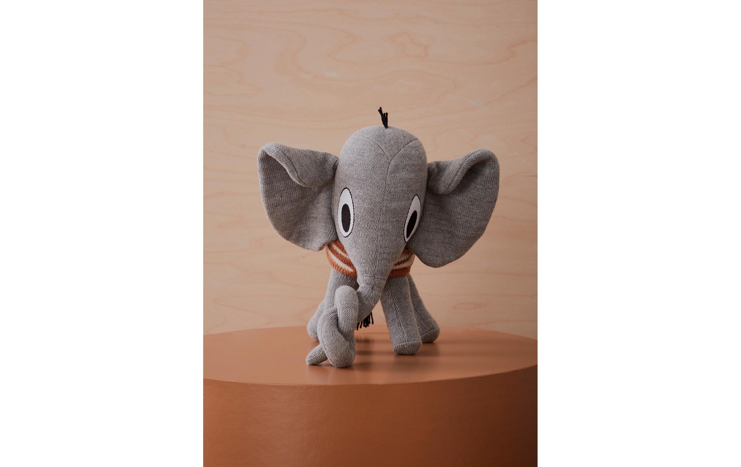 OYOY Plüschfigur »Elephant Henry 23 cm, Grau/Orange«
